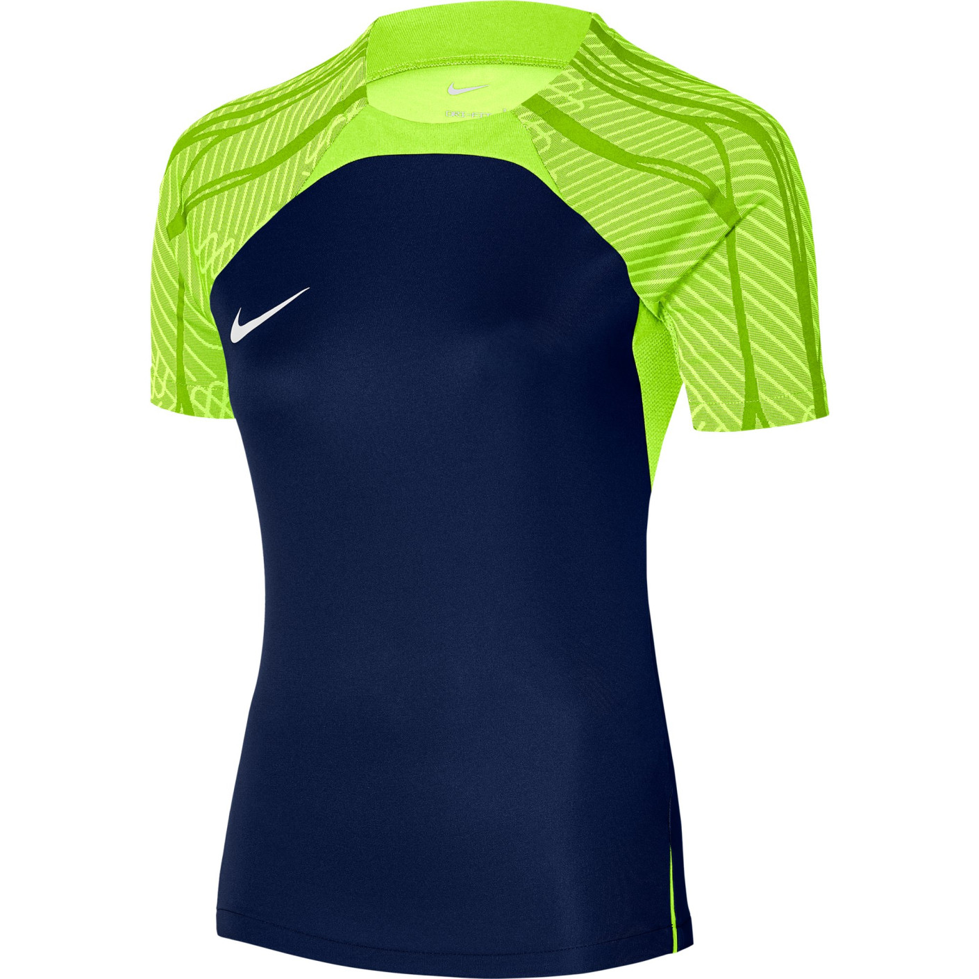 Nike Dri-Fit Strike 23 Trainingsshirt Dames Donkerblauw Geel Wit