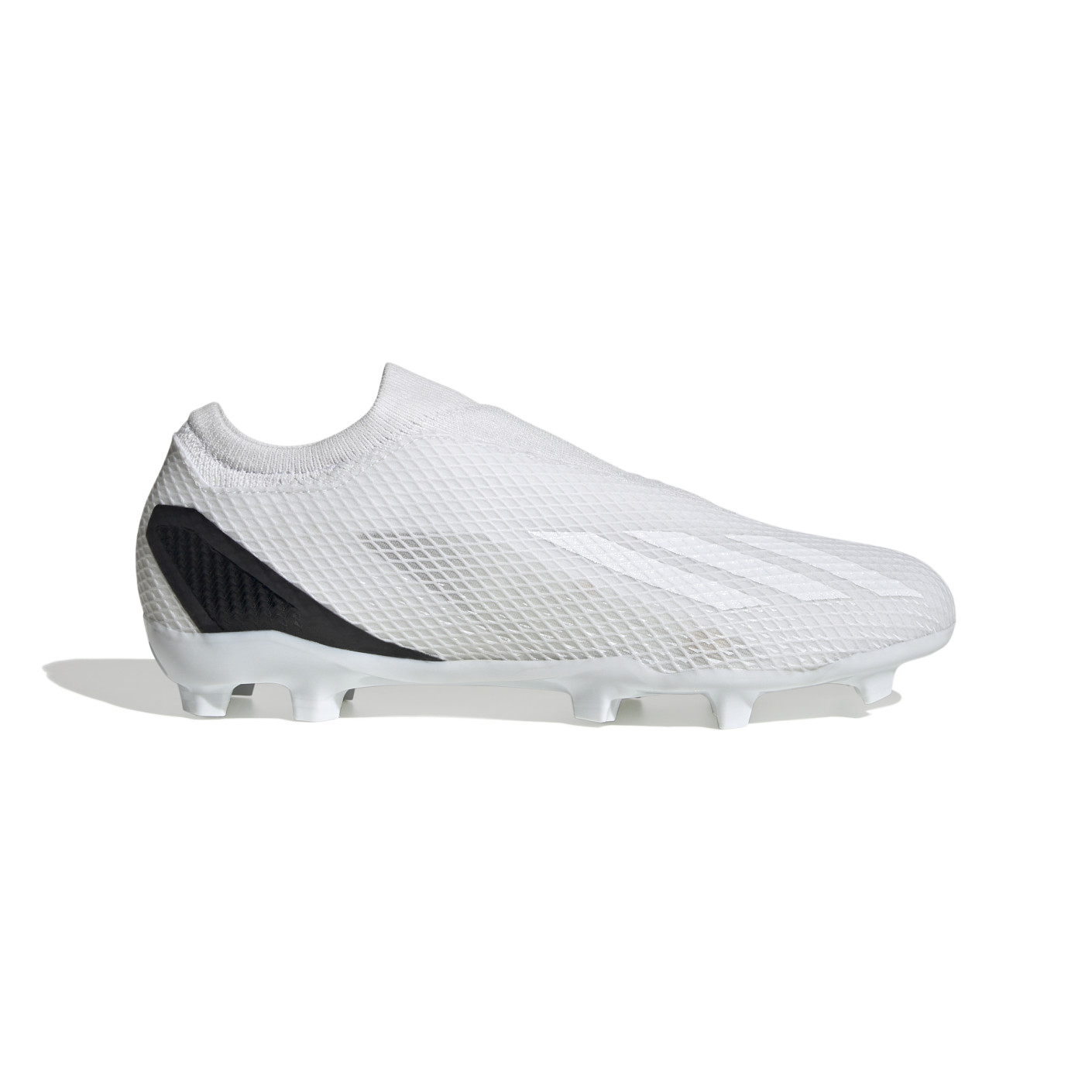 adidas X Speedportal.3 Sans Lacets Gazon Naturel Chaussures de Foot (FG) Blanc Noir