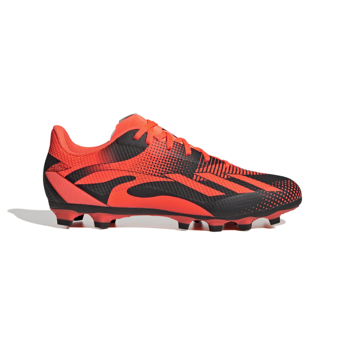adidas X Speedportal Messi.4 Gras / Kunstgras Voetbalschoenen (FxG) Oranje Zwart