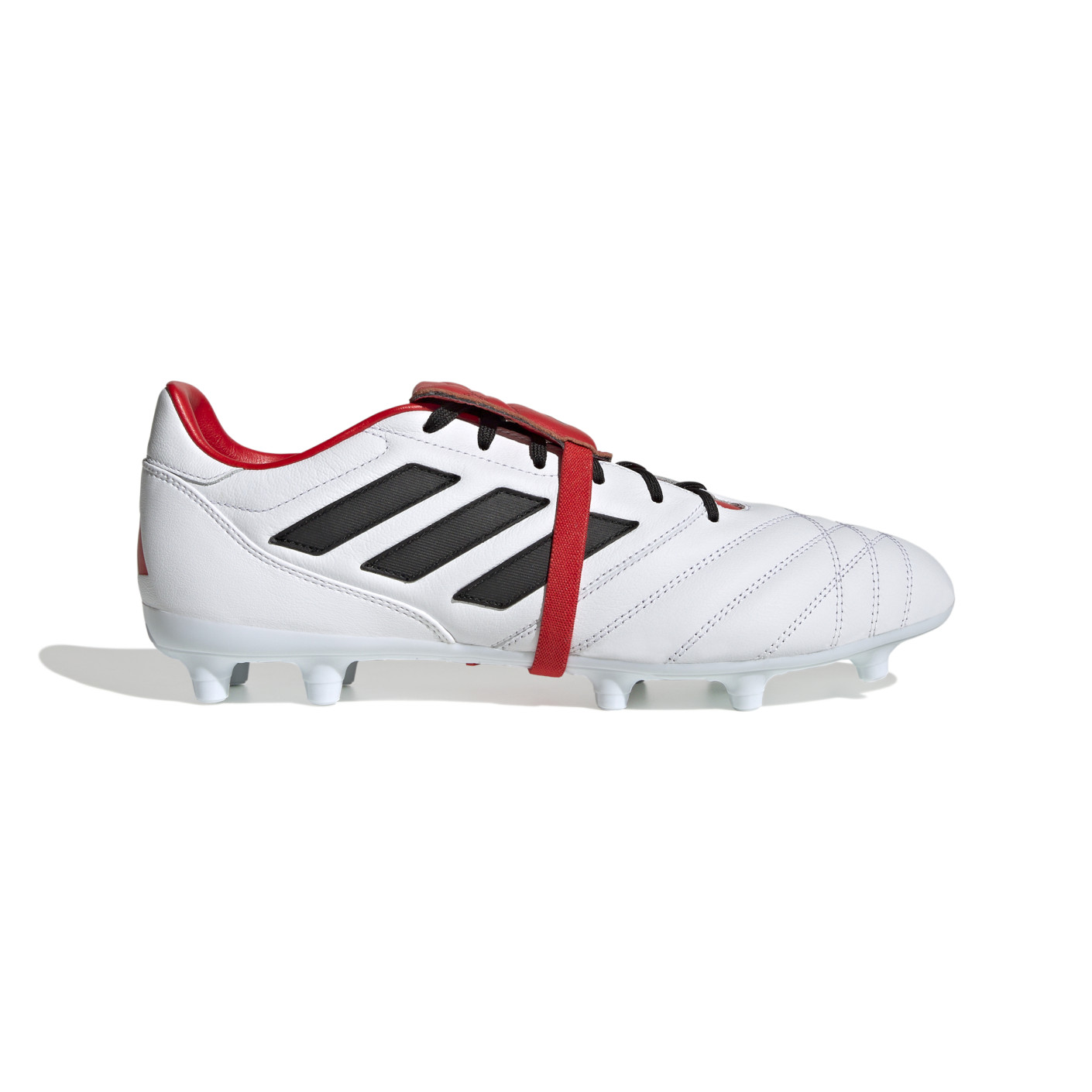 adidas Copa Gloro Gazon Naturel Chaussures de Foot (FG) Blanc Noir Rouge