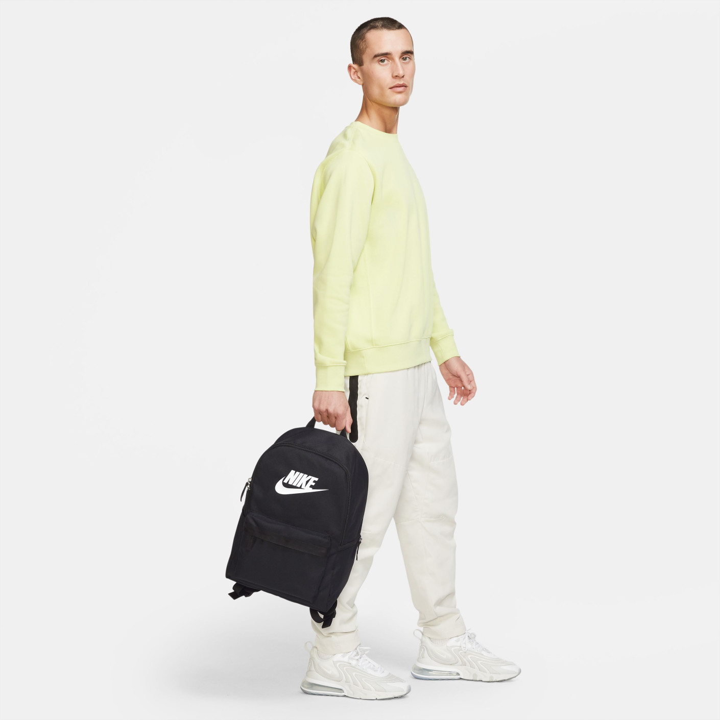 Nike Heritage Sac a Dos Noir Blanc Voetbalshop.be