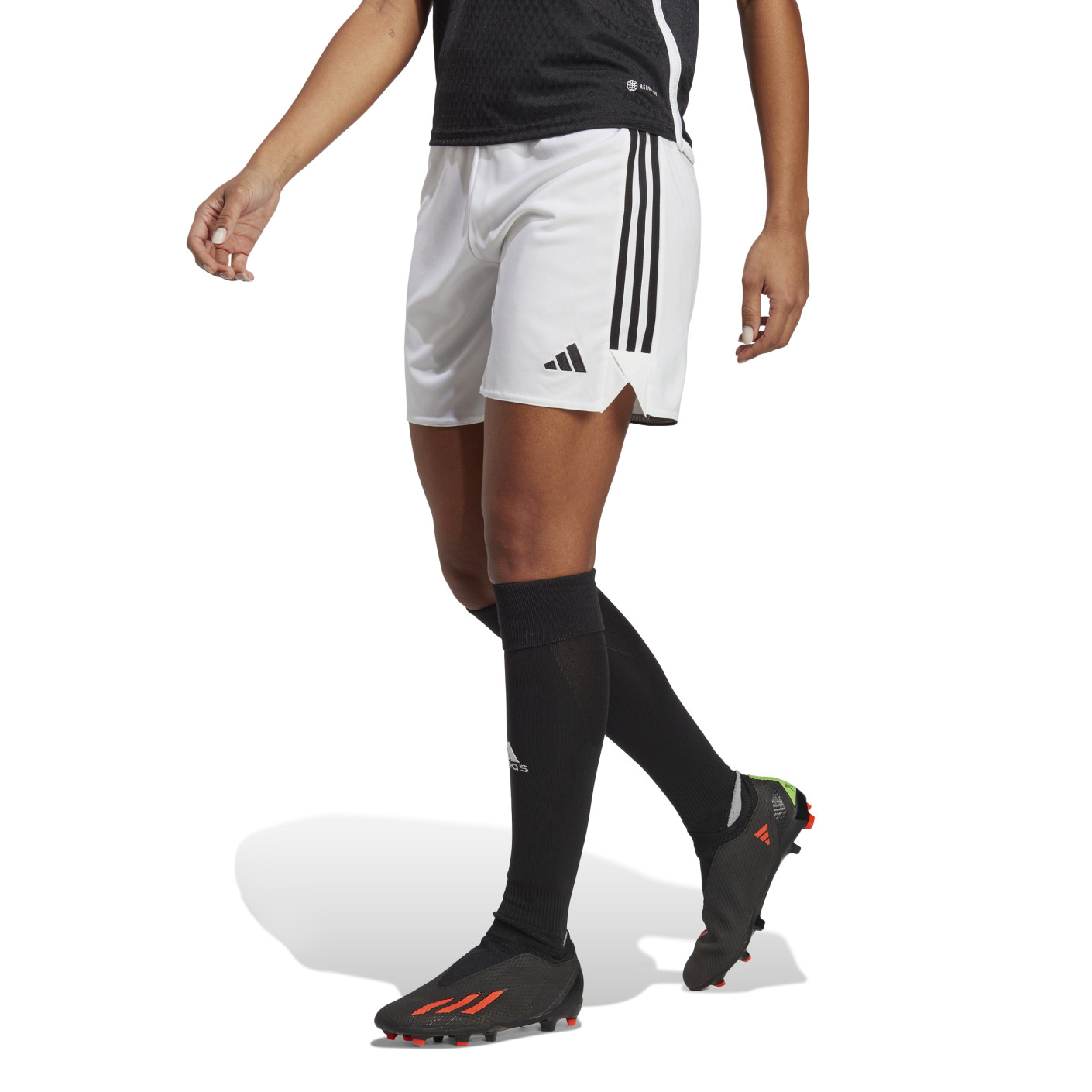 adidas Tiro 23 League Short Femmes Blanc Noir