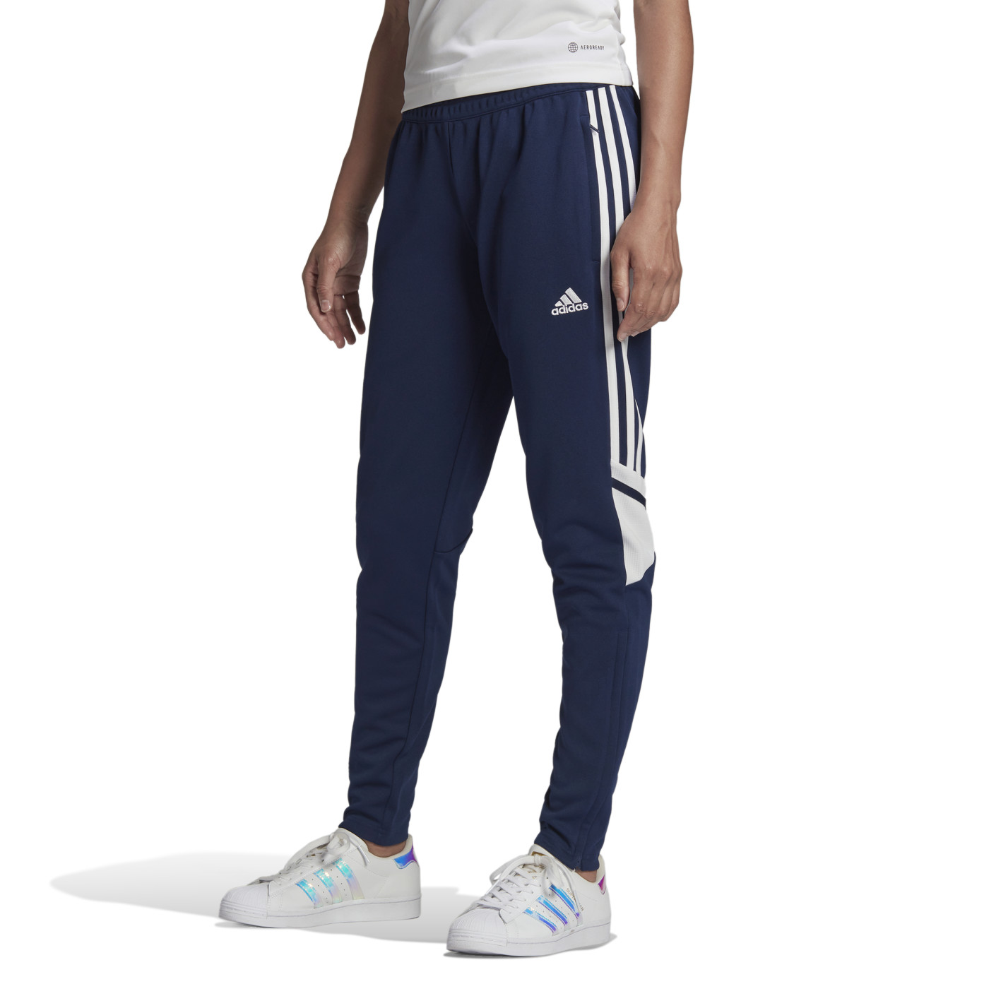 adidas Condivo 22 Track Trainingsbroek Dames Donkerblauw Wit