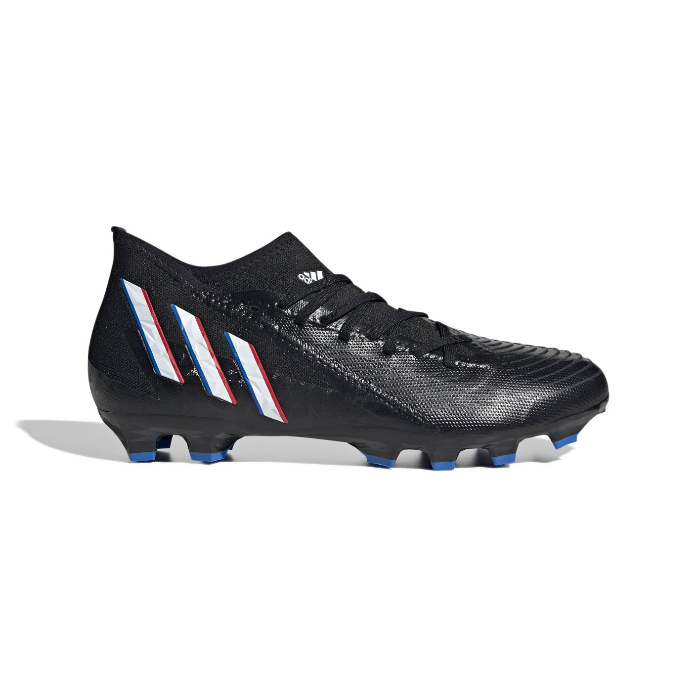 adidas Predator Edge.3 Gazon Naturel Gazon Artificiel Chaussures de Foot (MG) Noir Blanc Rouge