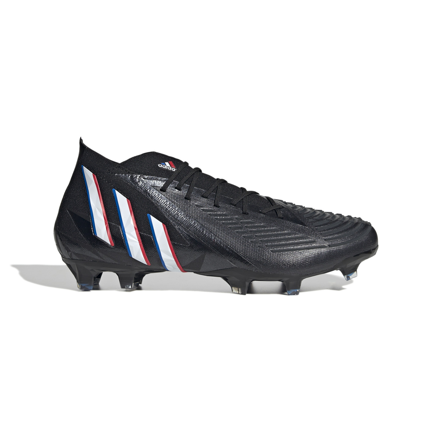 adidas Predator Edge.1 Gras Voetbalschoenen (FG) Zwart Wit Rood