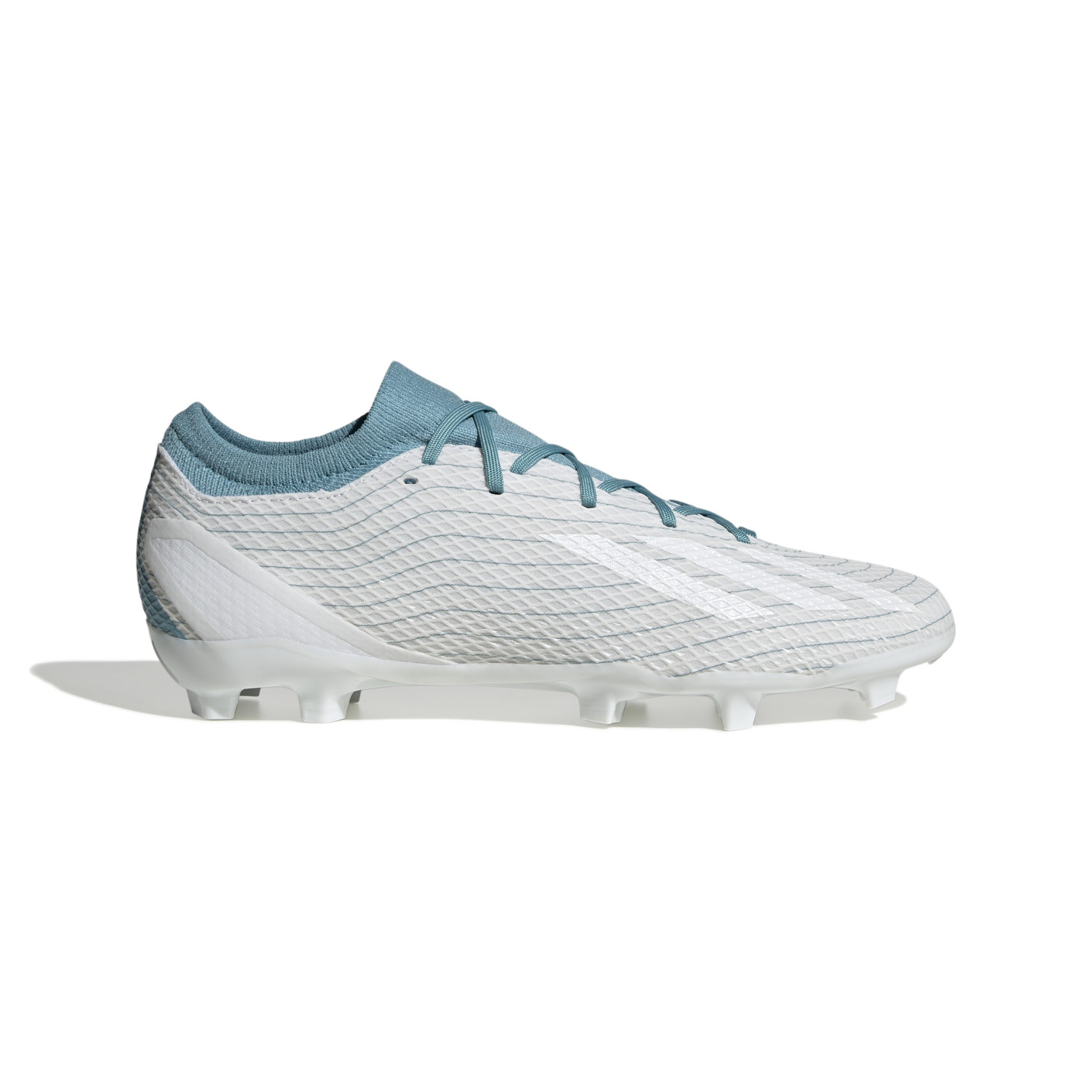 adidas X Speedportal.3 Parley Gras Voetbalschoenen (FG) Wit Lichtblauw