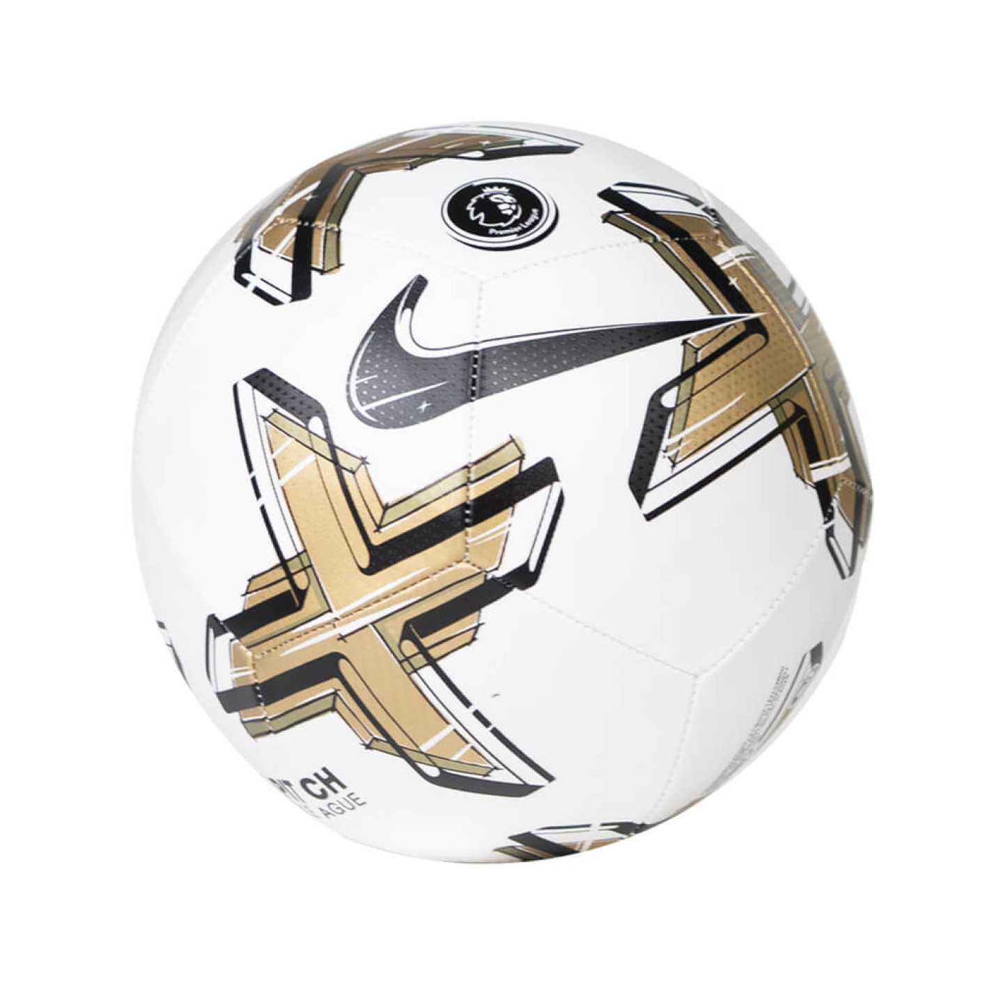 Nike Premier League Pitch Ballon de Football Blanc Doré Noir