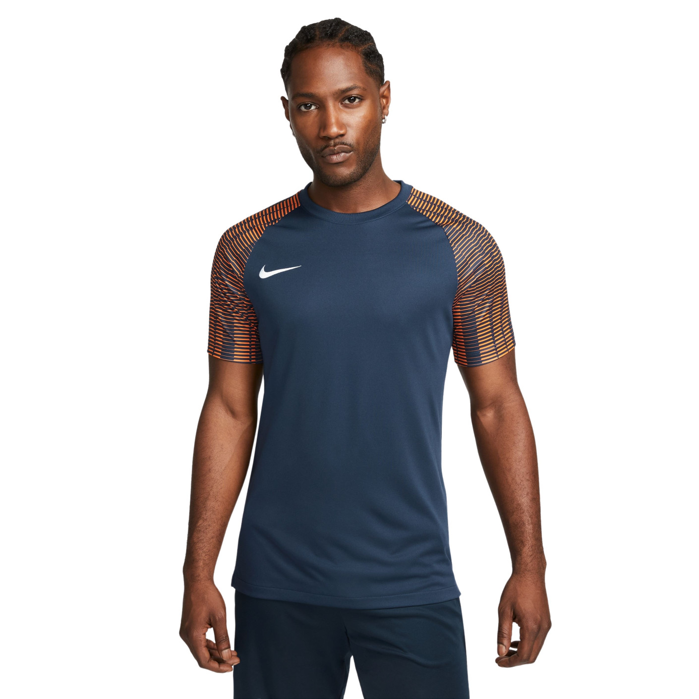 Nike Dri-Fit Academy Trainingsshirt Donkerblauw Oranje