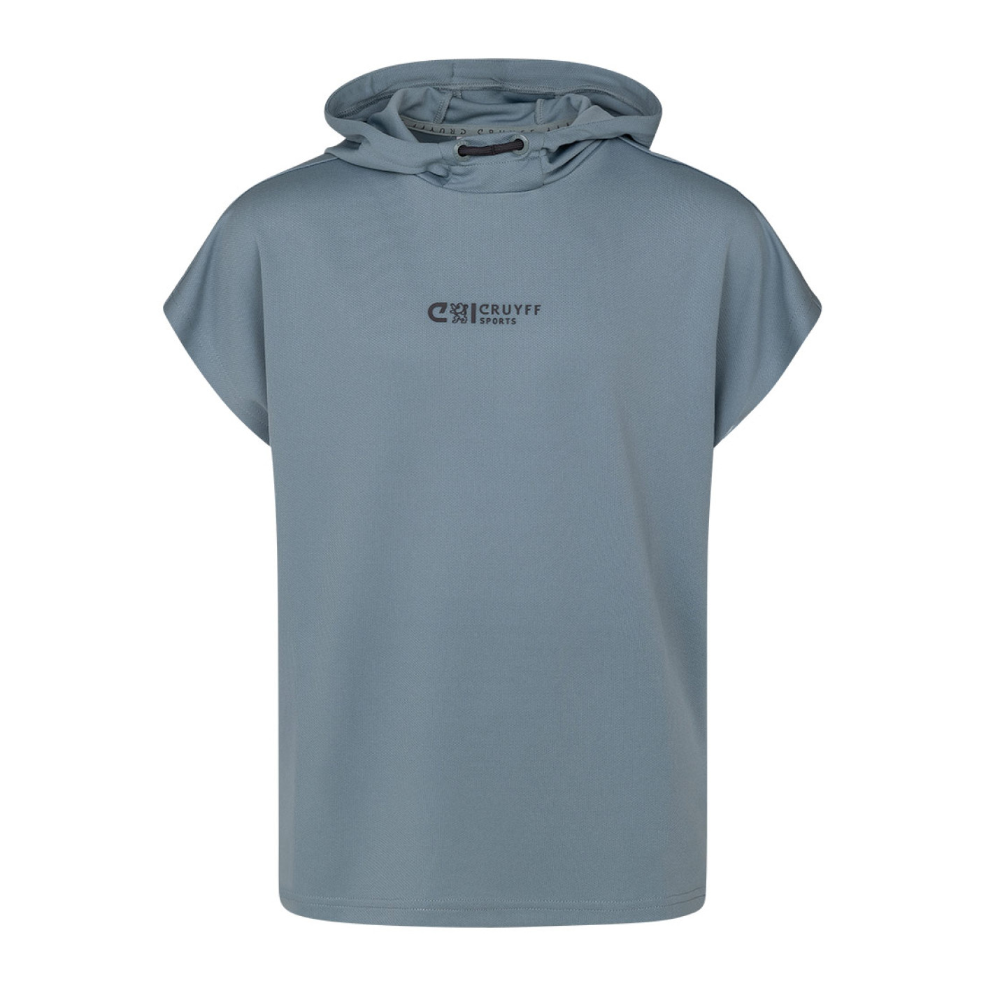 Cruyff Box T-Shirt à Capuche Enfants Bleu-Gris