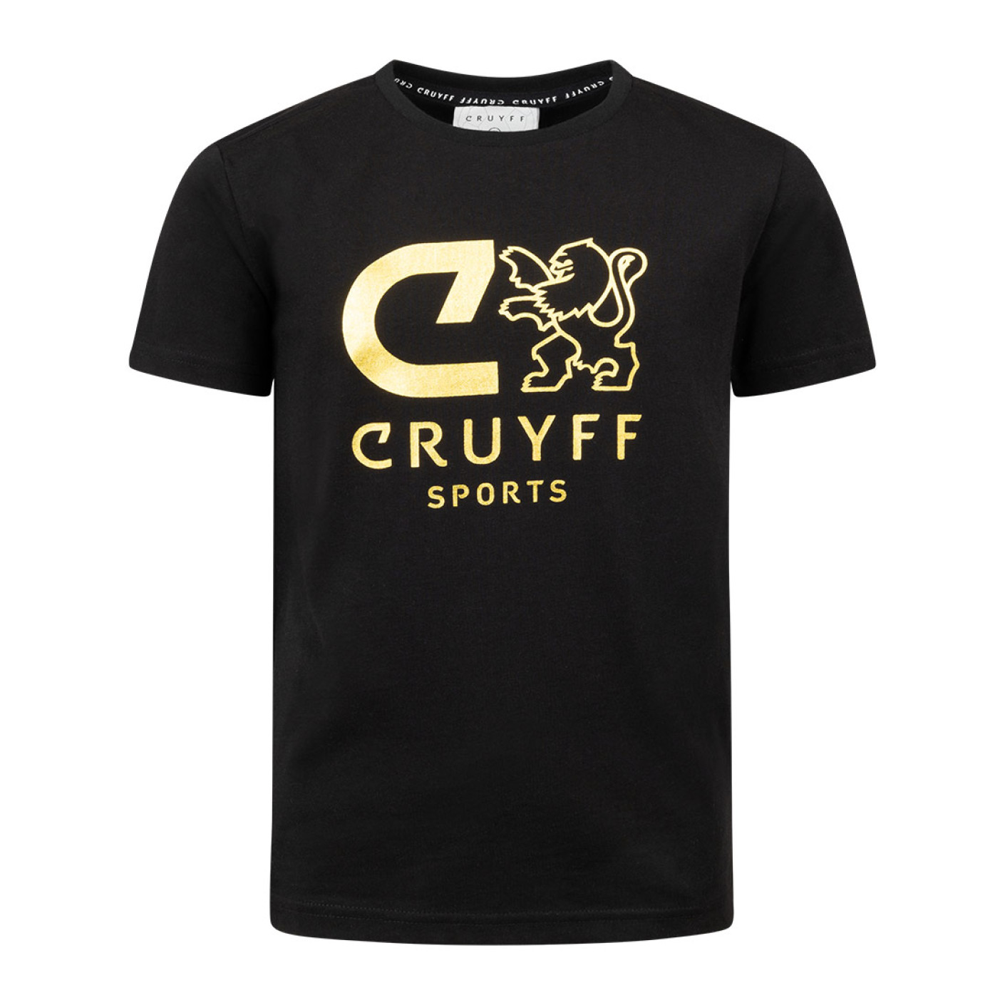 Cruyff Booster T-Shirt Enfants Noir Doré