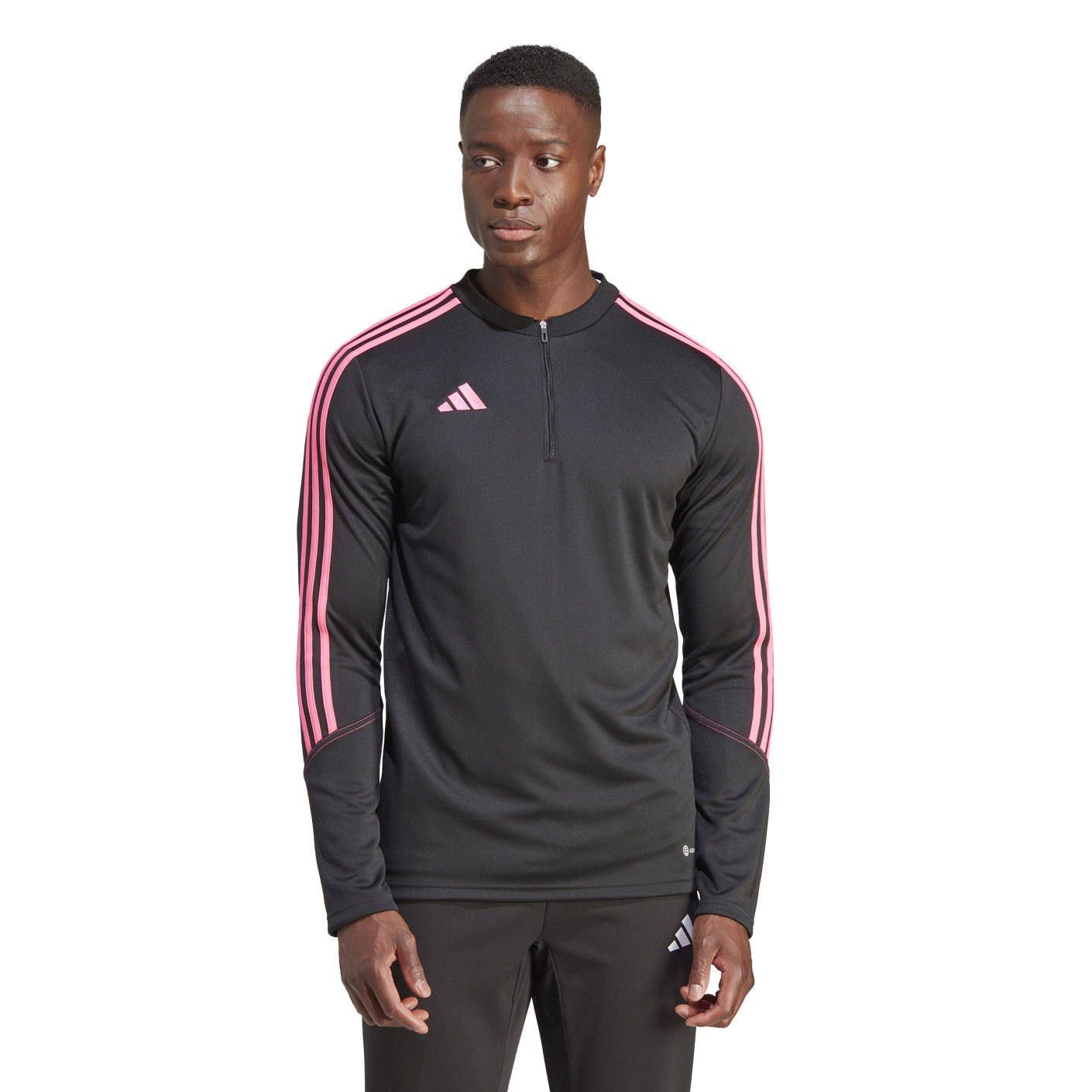 adidas Tiro 23 Club Trainingstrui 1/4-Zip Zwart Roze