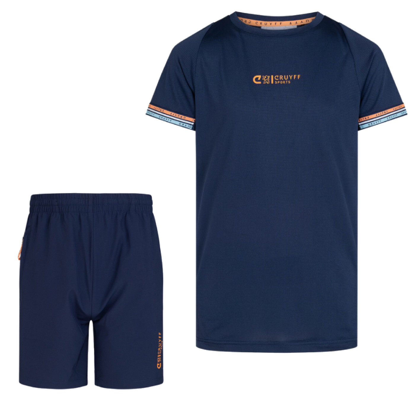 Cruyff Hoof Zomerset Kids Donkerblauw Oranje Lichtblauw