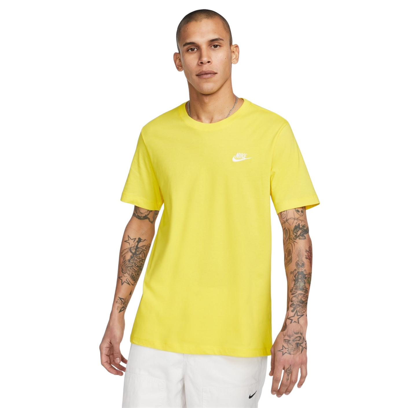 Nike t shirt jaune hot sale