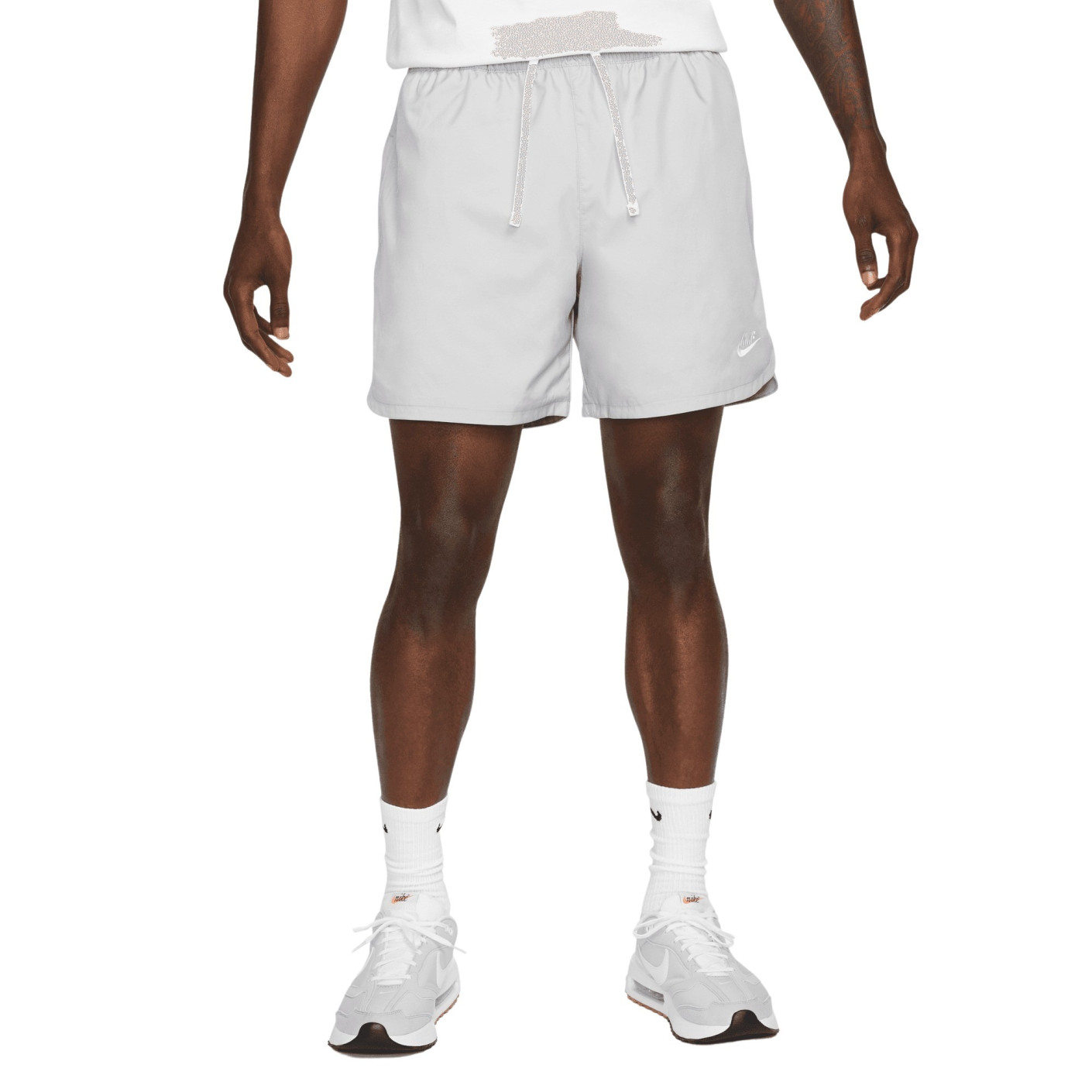 Nike Sportswear Club Woven Short Gris Blanc