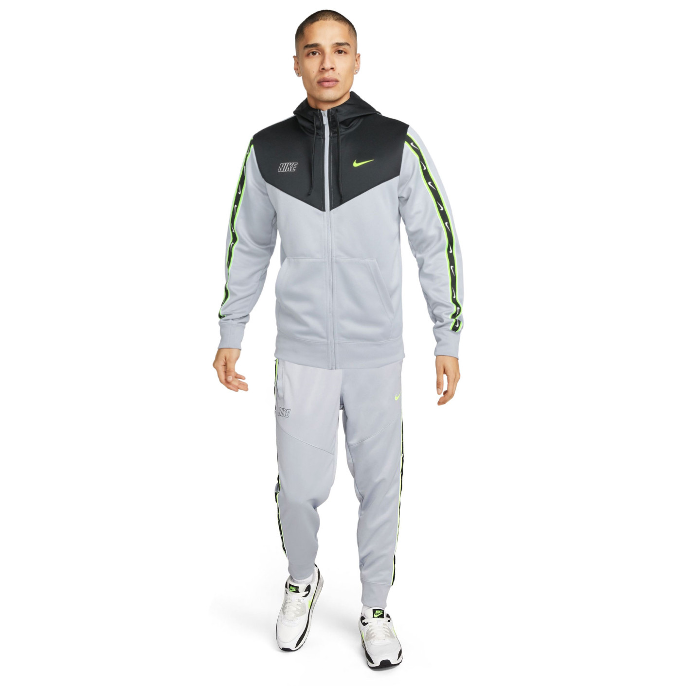 Survetement nike gris et jaune top