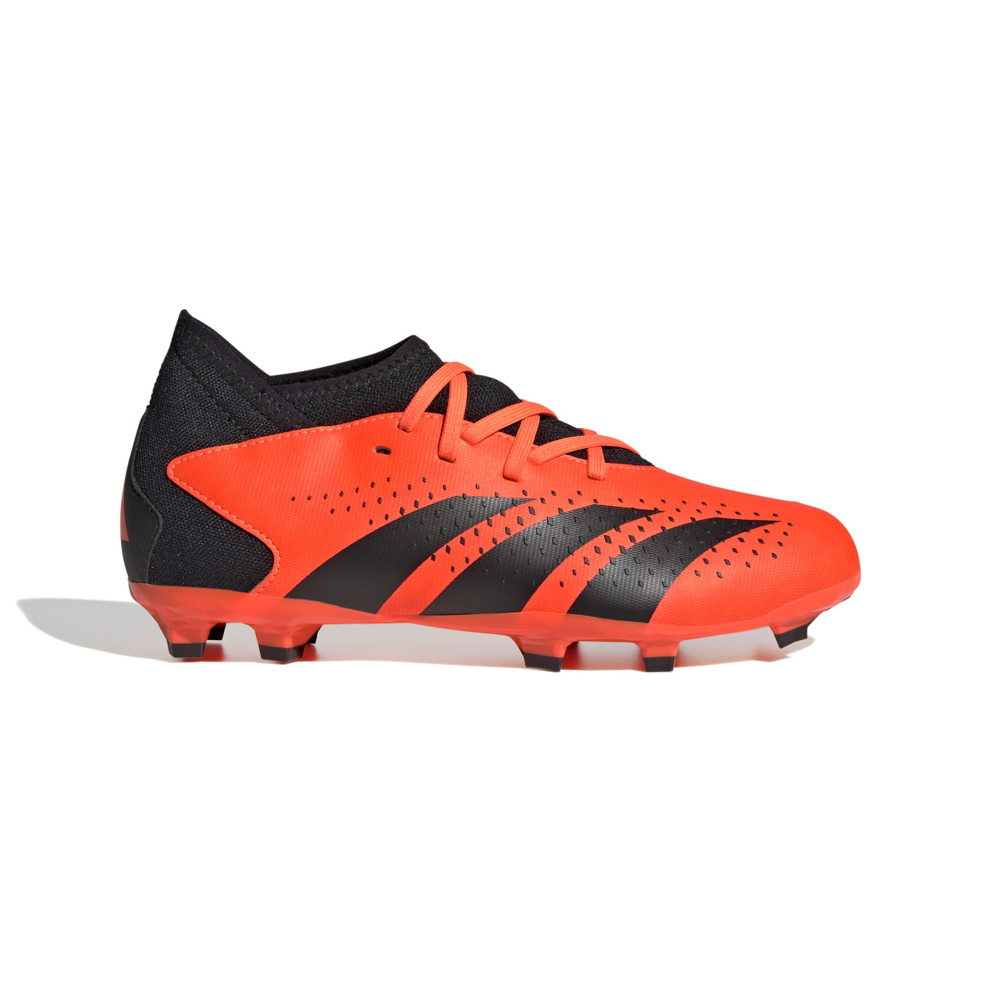 adidas Predator Accuracy.3 Gazon Naturel Chaussures de Foot (FG) Orange Noir