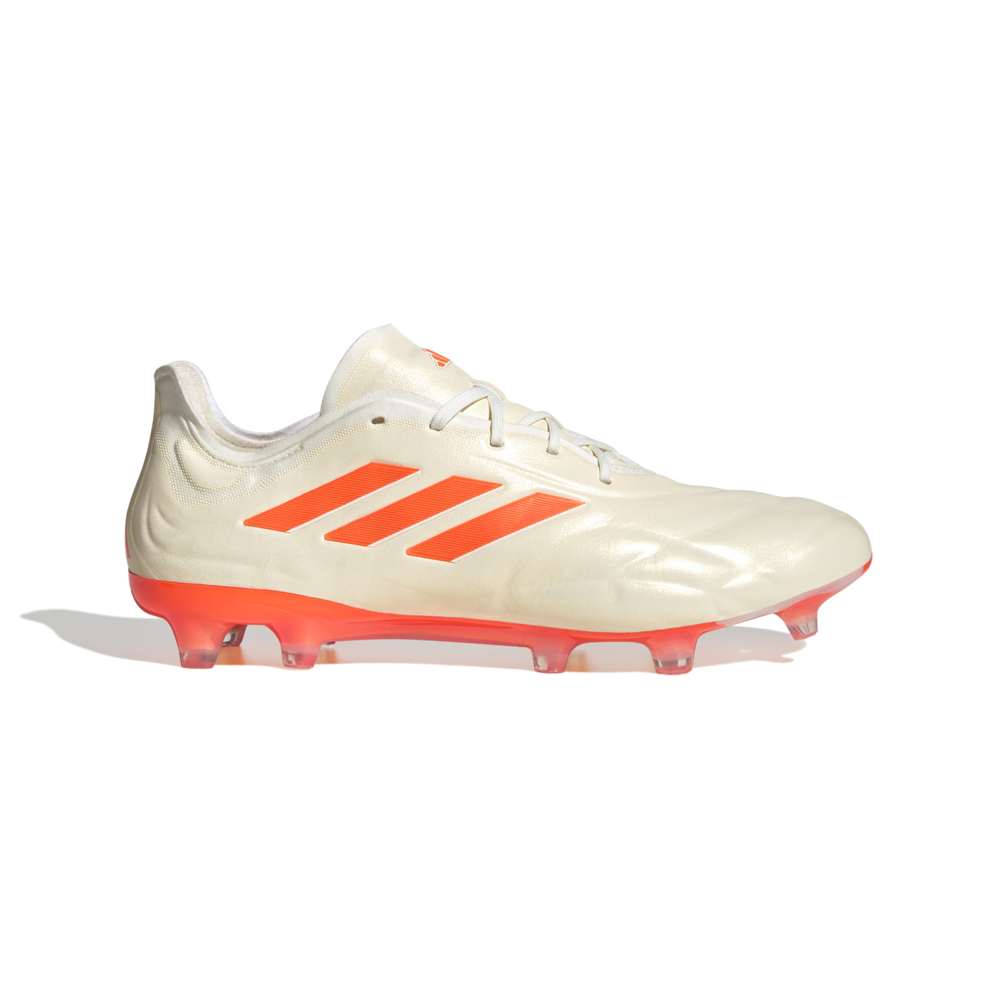 adidas Copa Pure.1 Gazon Naturel Chaussures de Foot (FG) Blanc Orange