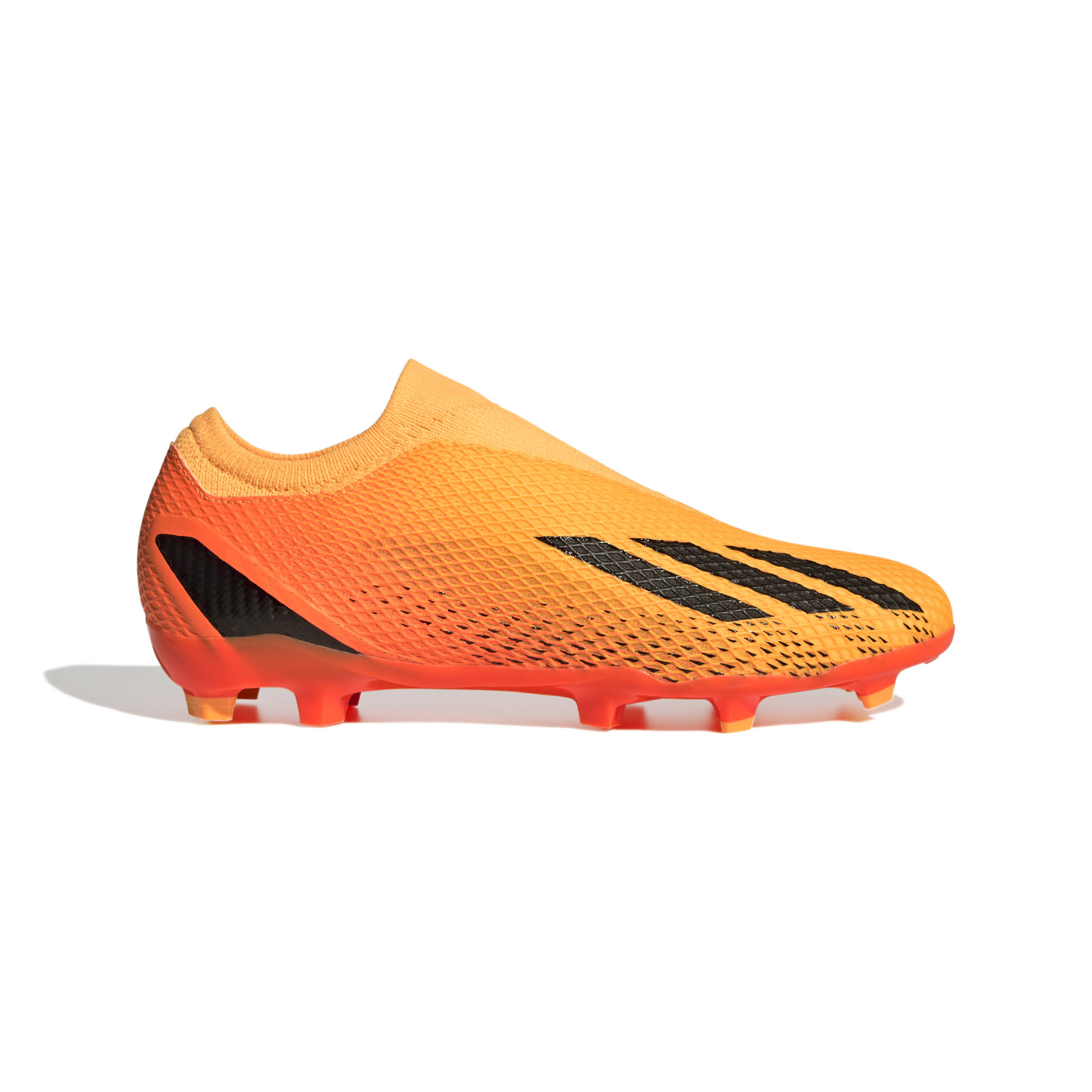 adidas X Speedportal.3 Sans Lacets Gazon Naturel Chaussures de Foot (FG) Orange Or Noir