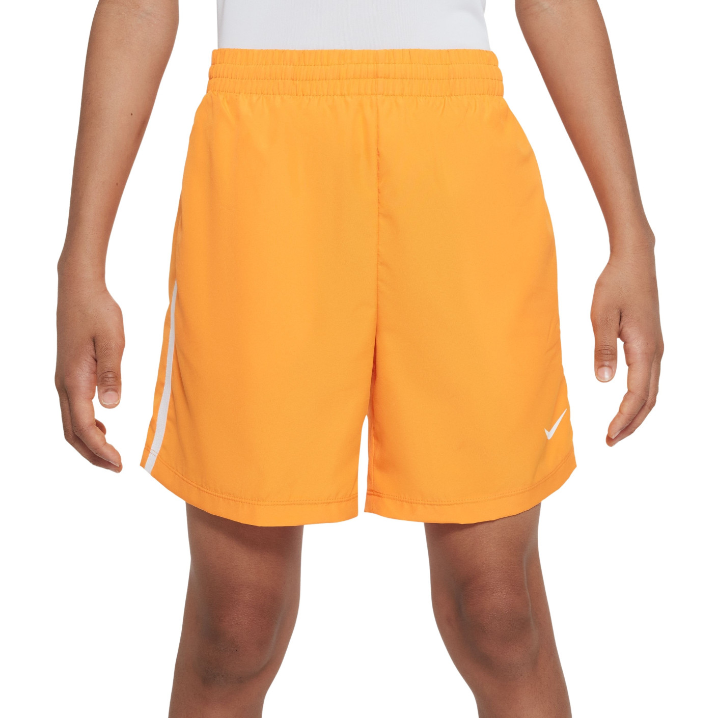 Nike Multi Woven Short Enfants Orange Blanc
