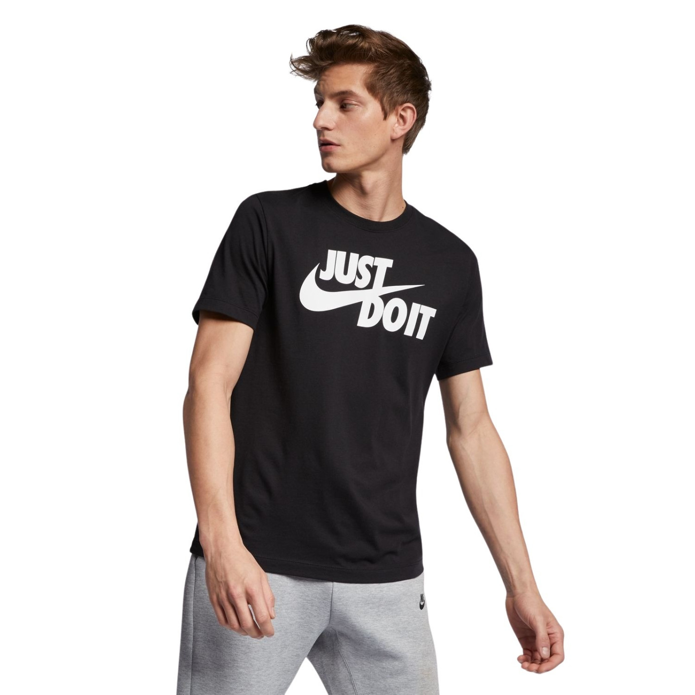 Nike Sportswear Just Do It T Shirt Noir Blanc Voetbalshop.be