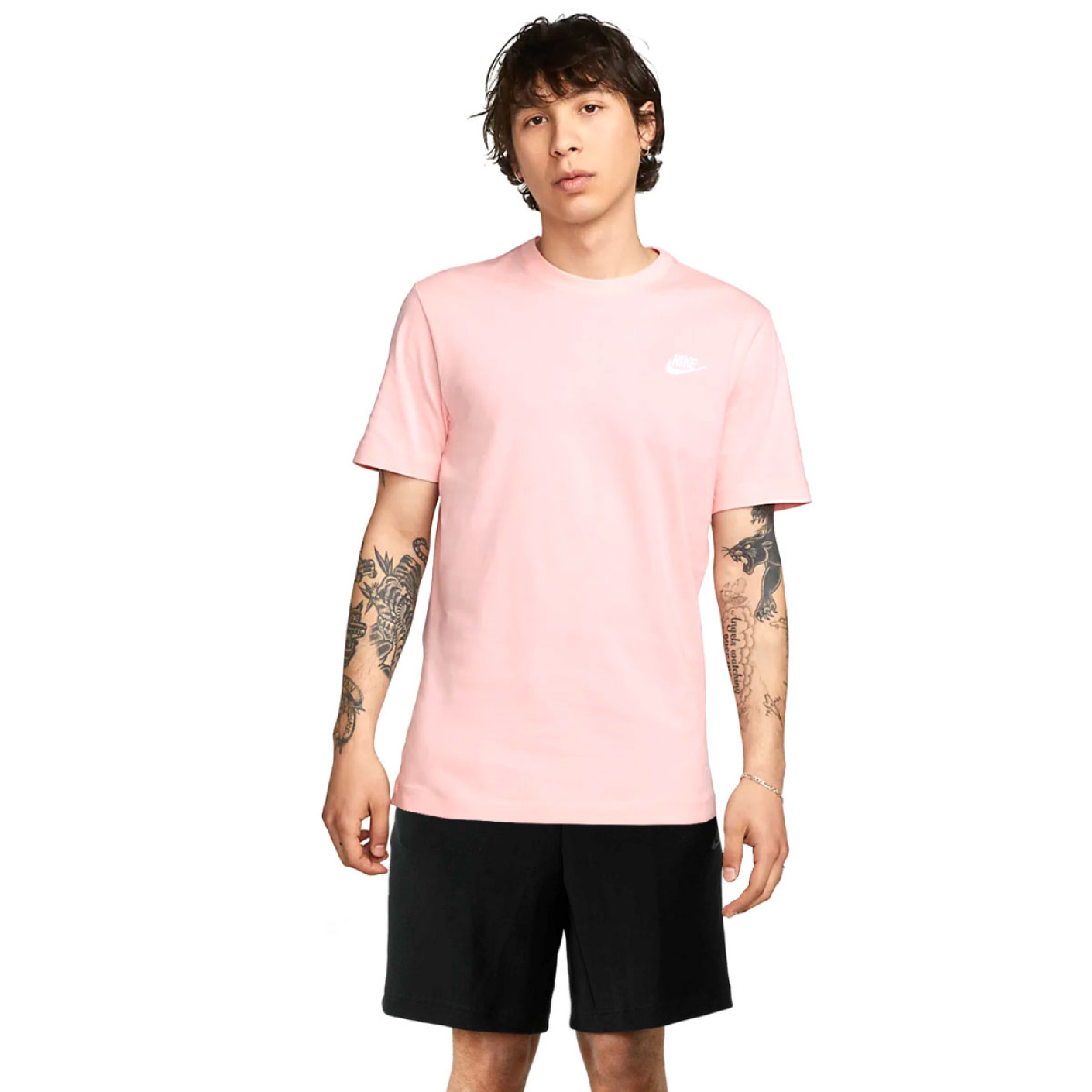 Nike Club Tech Fleece Ensemble Ete Rose Saumon Noir Voetbalshop.be