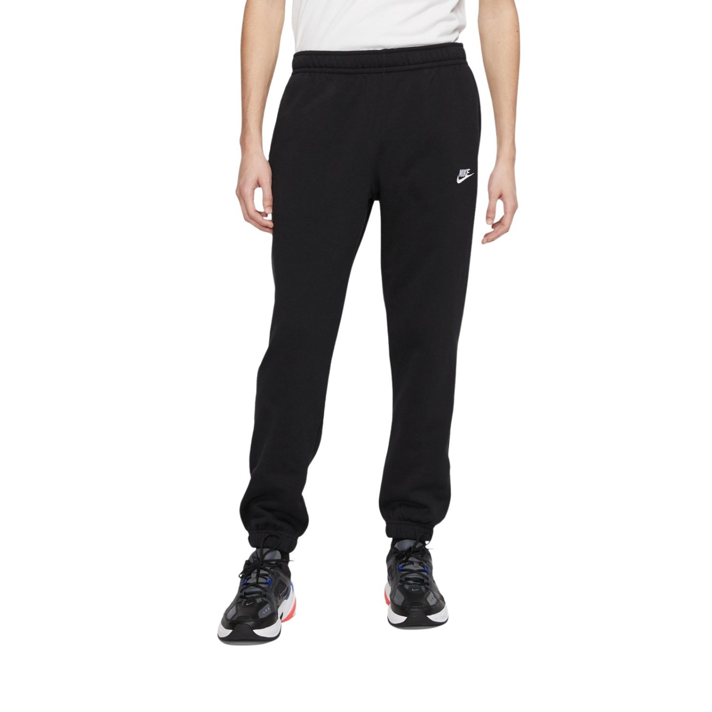 Nike Sportswear Club Fleece Pantalon de Jogging Noir Blanc Voetbalshop.be