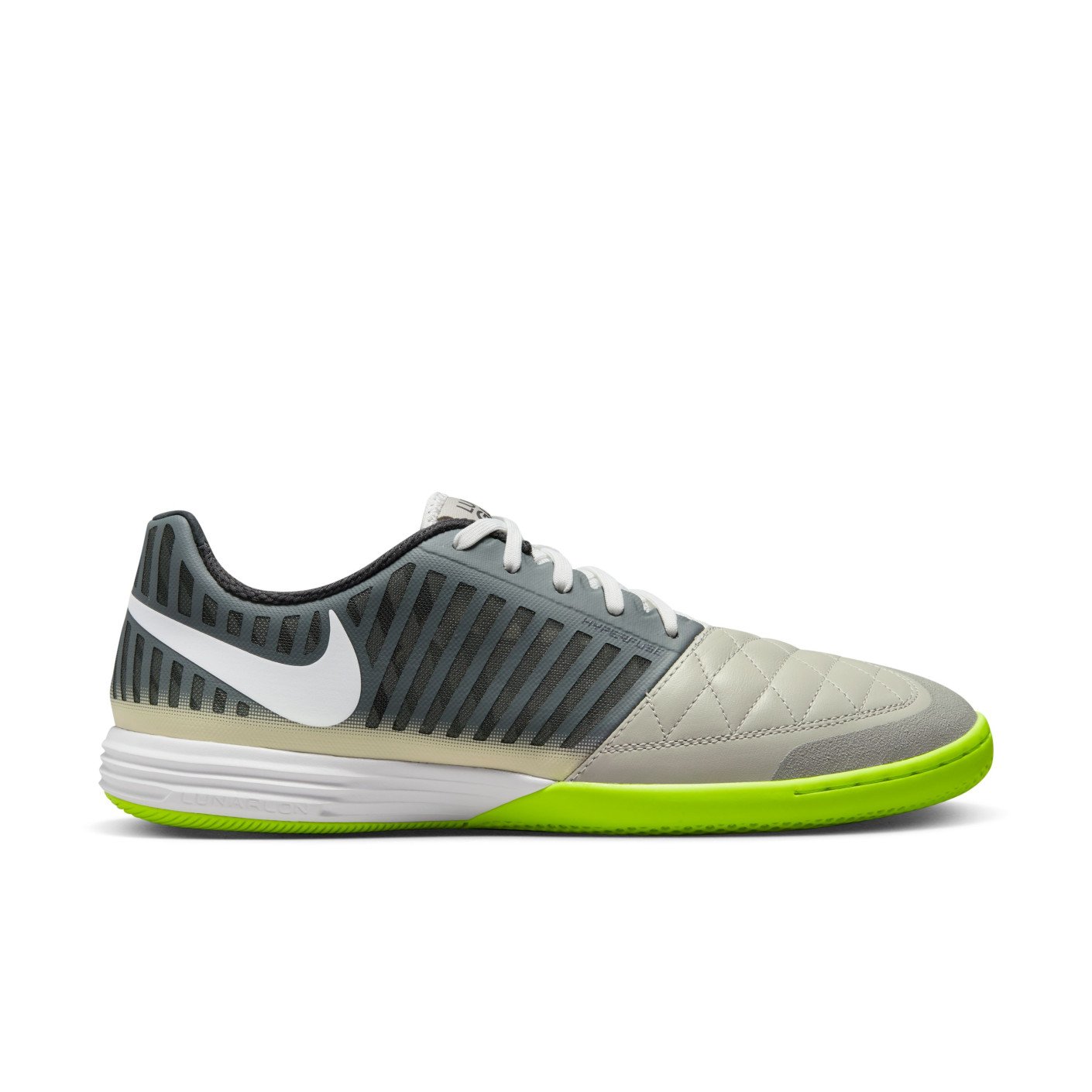 Nike Lunargato II Chaussures de Foot en Salle (IN) Gris Blanc Bleu Foncé