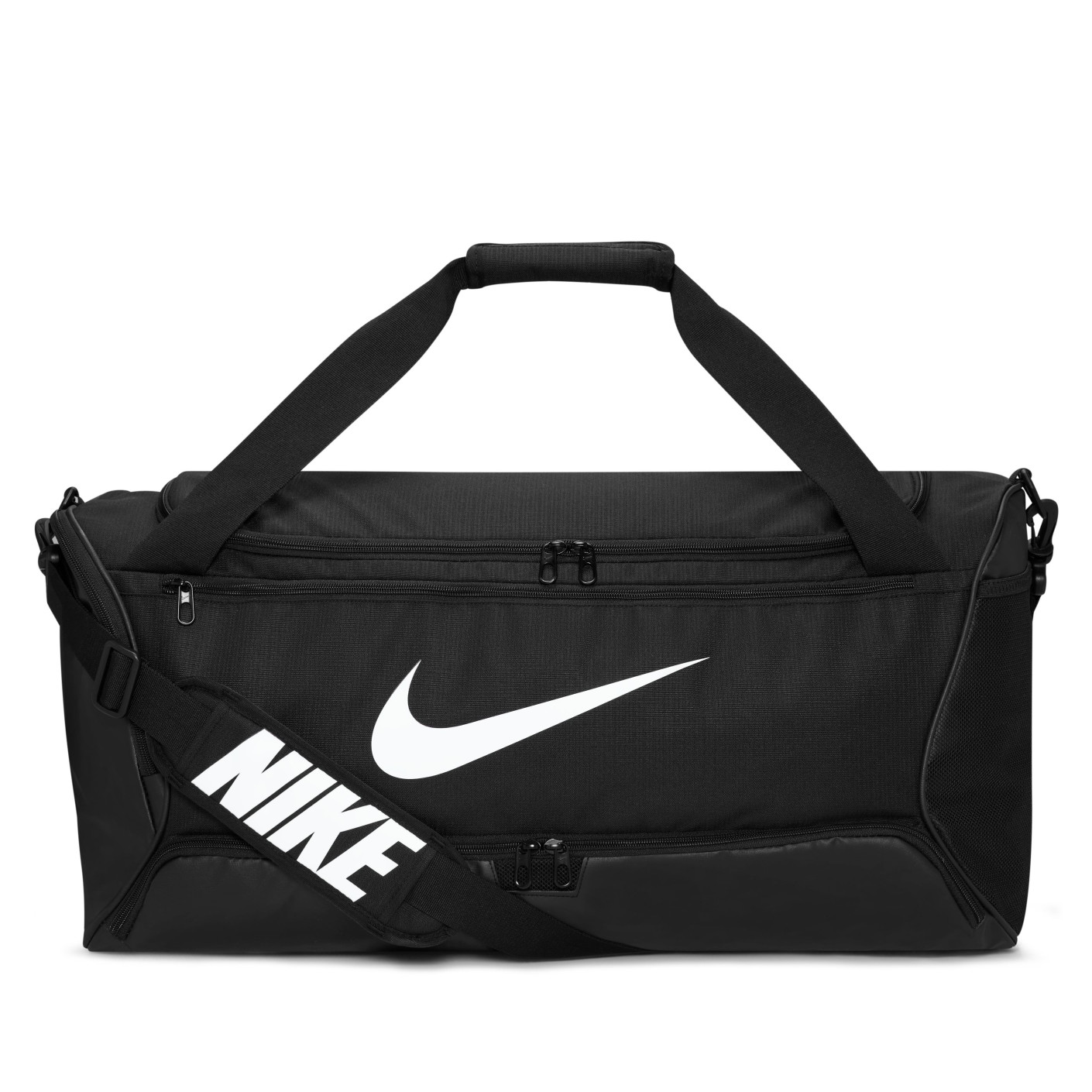 Nike Brasilia 9.5 Sac de Foot Medium Noir Blanc