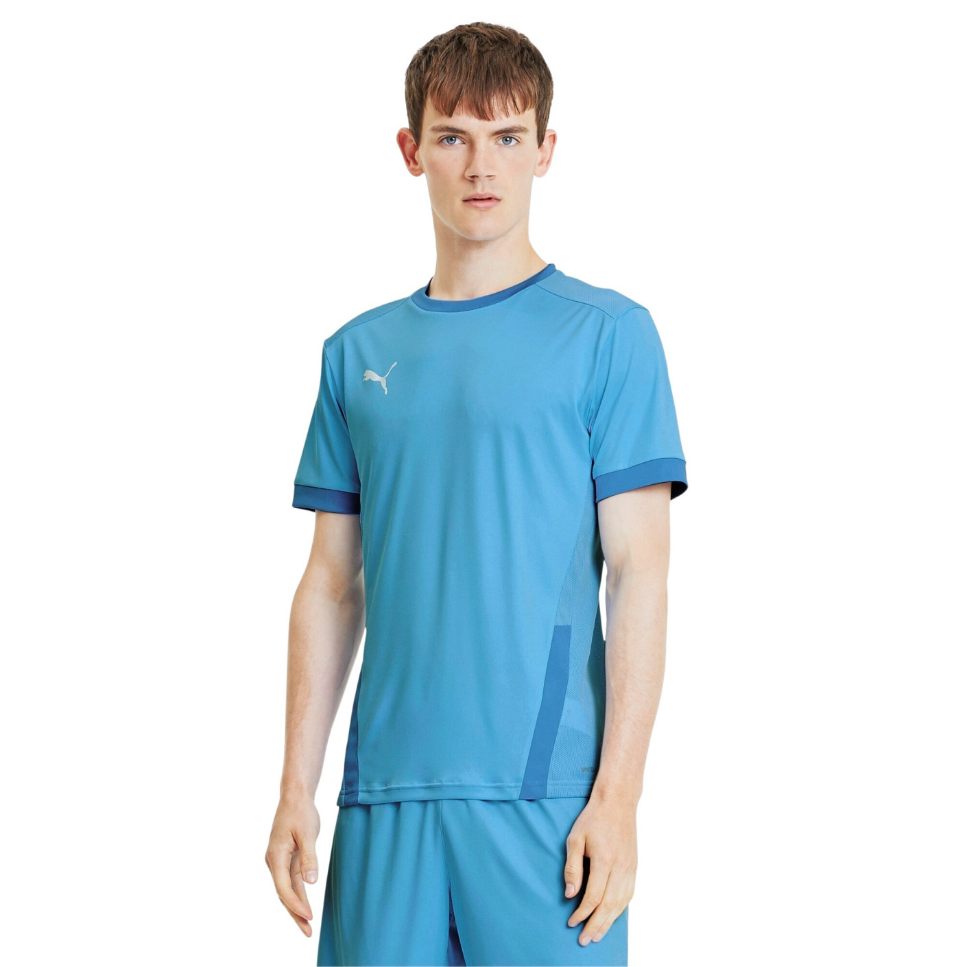PUMA TeamGOAL 23 Trainingsshirt Lichtblauw Wit