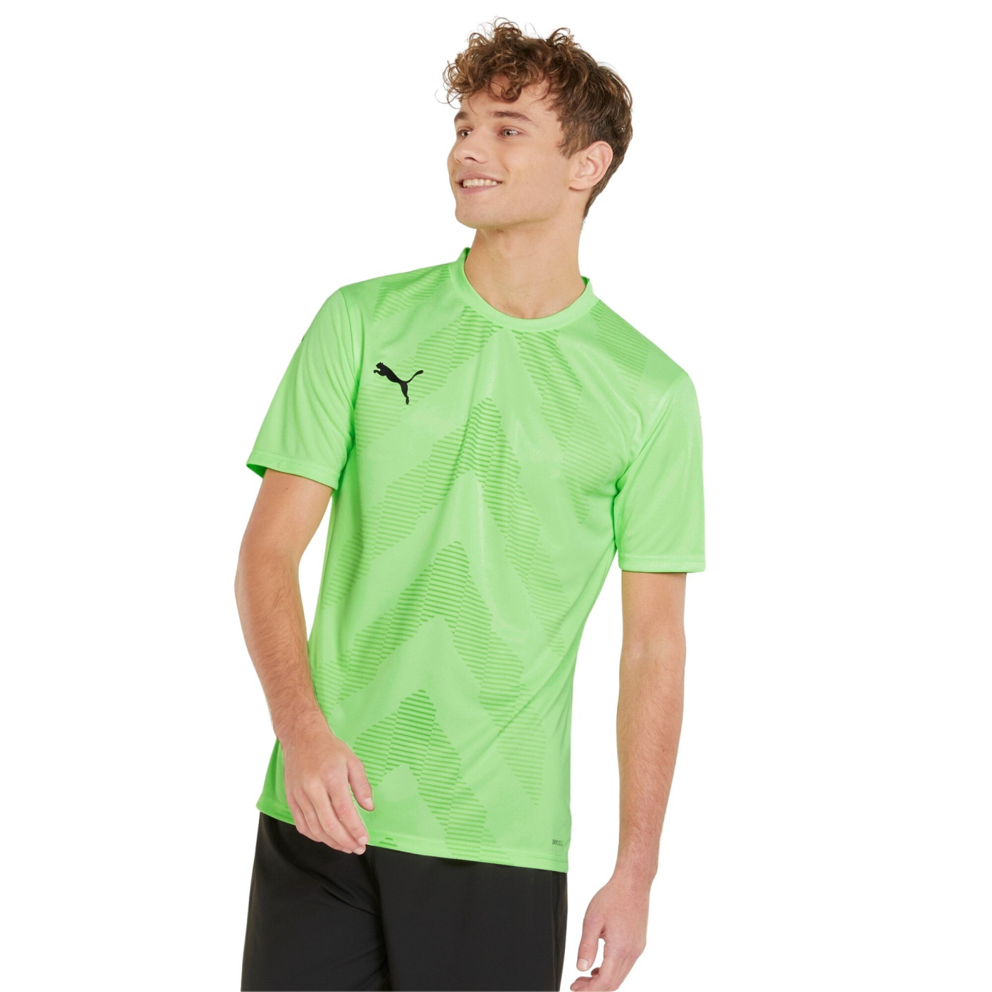 PUMA TeamGLORY Trainingsshirt Felgroen Wit