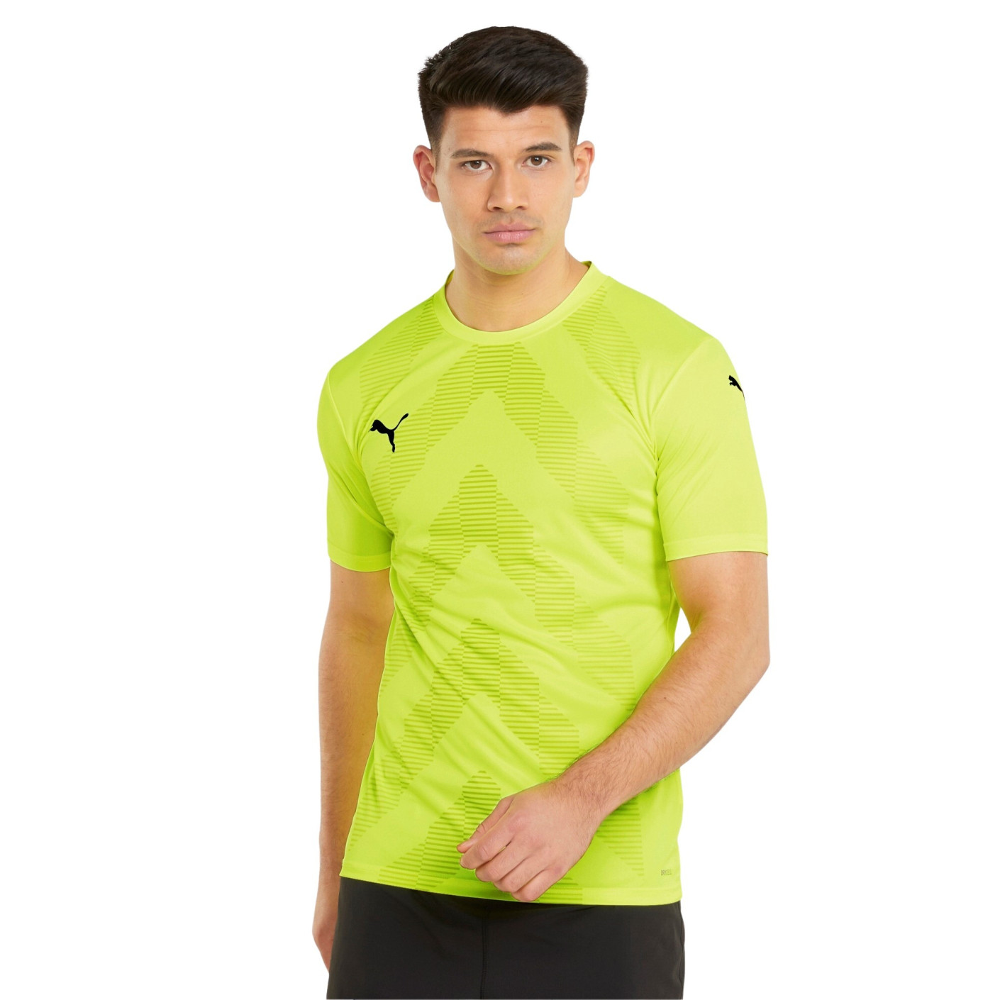 PUMA TeamGLORY Trainingsshirt Felgeel Zwart