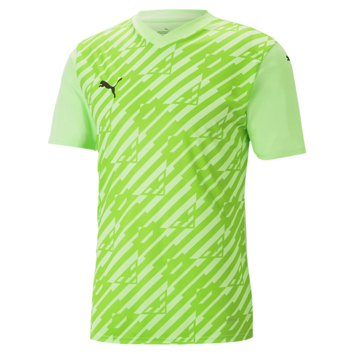 Chemise d'entraînement PUMA TeamUltimate vert vif noir
