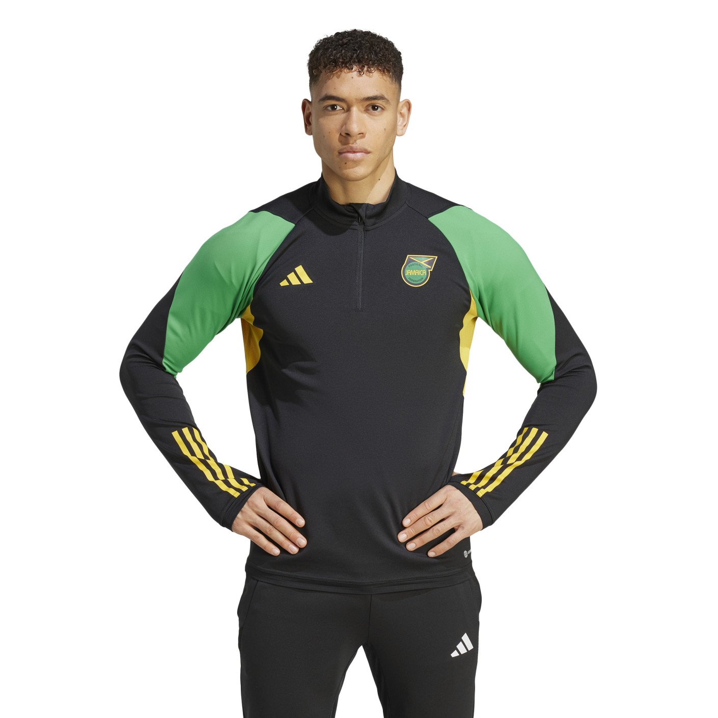 adidas Jamaique Survetement 2023 2024 Noir Vert Jaune Voetbalshop.be