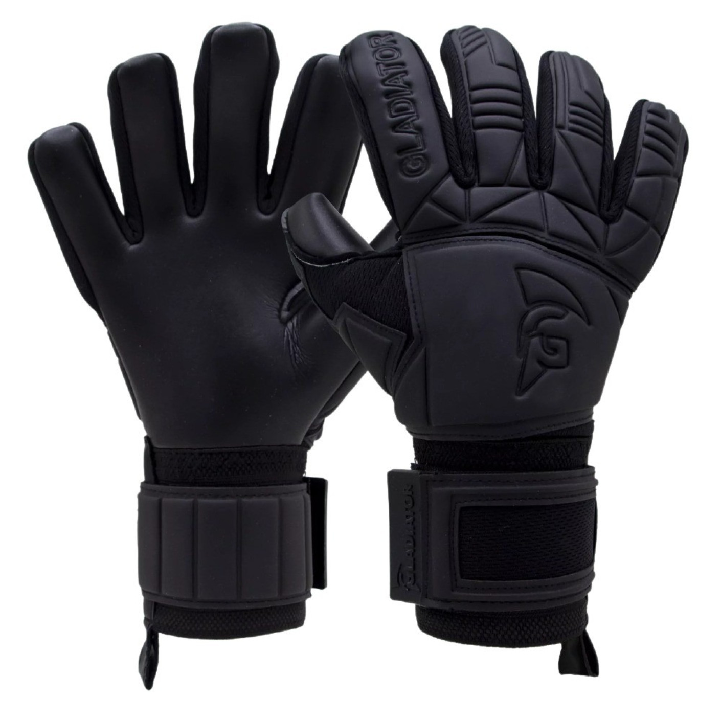Gladiator Sports Viva Hollandia Gants de Gardien de But Enfants Noir