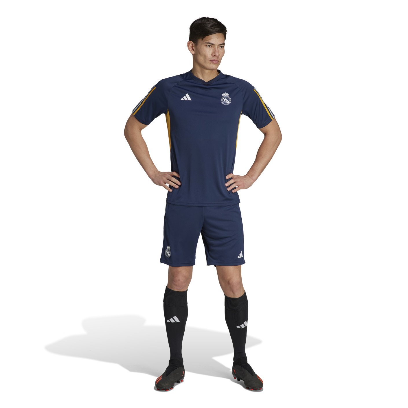 adidas Real Madrid Ensemble Training 2023-2024 Bleu Foncé Blanc Doré