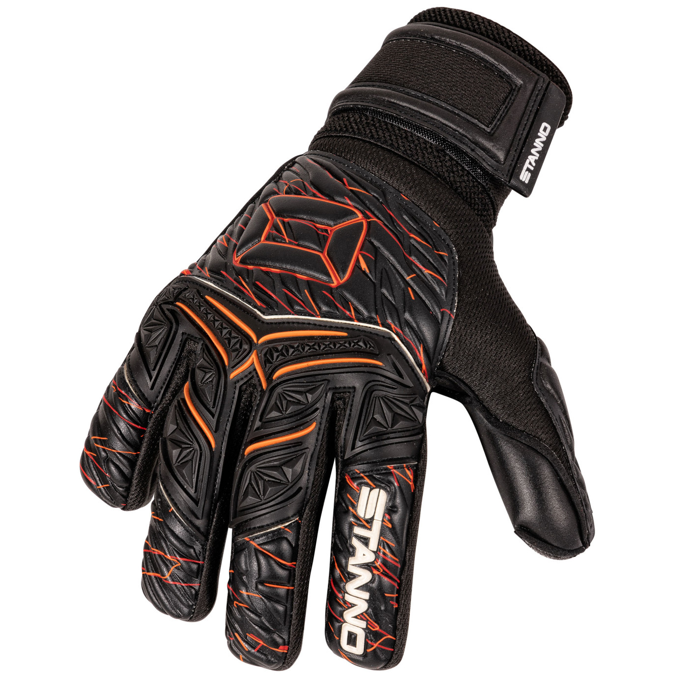 Stanno Volare Match II Gants de Gardien de But Noir Orange