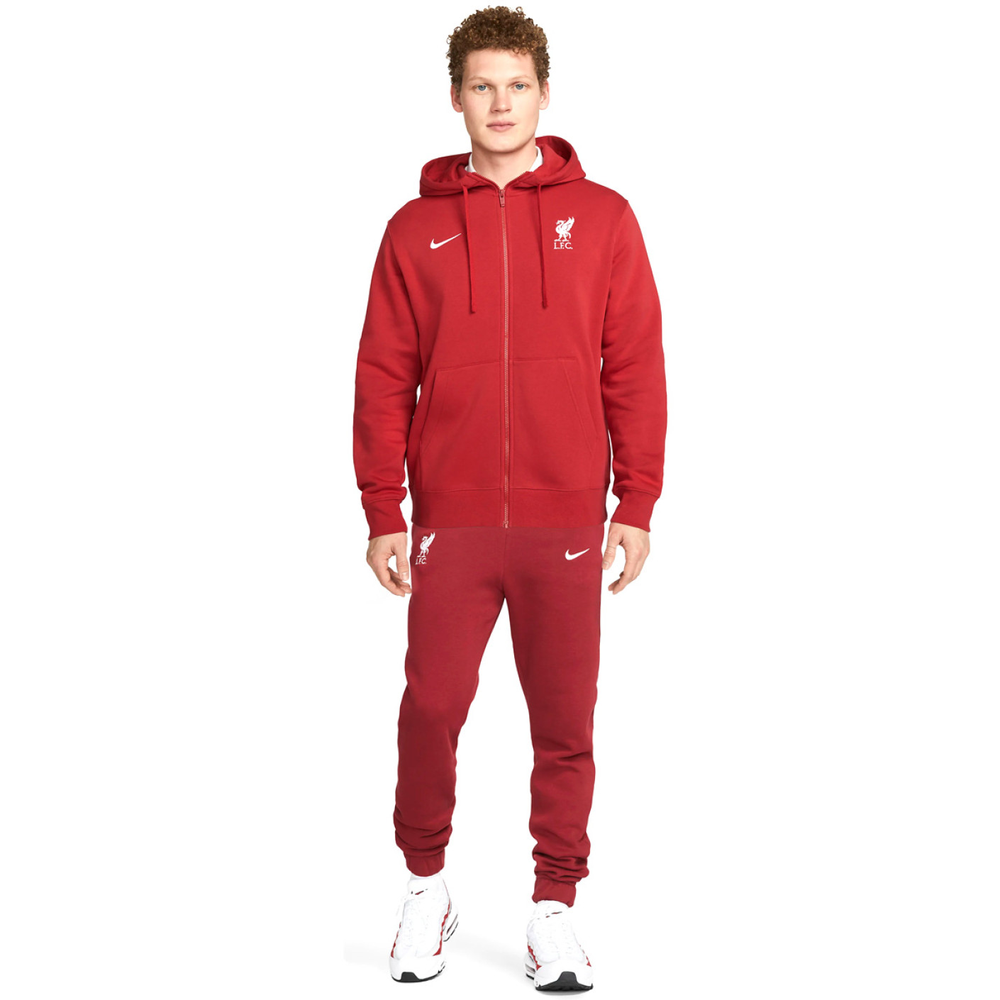 Nike Liverpool Club Trainingspak 2023-2024 Rood Wit