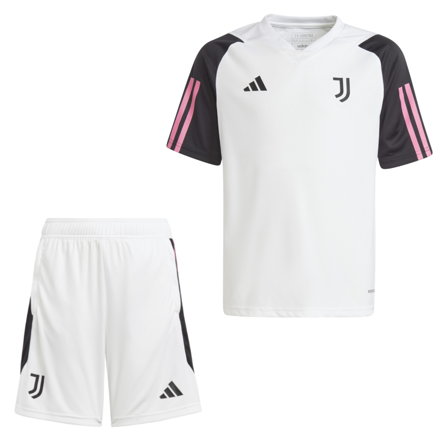 adidas Juventus Ensemble Training 2023-2024 Enfants Blanc Noir Rose
