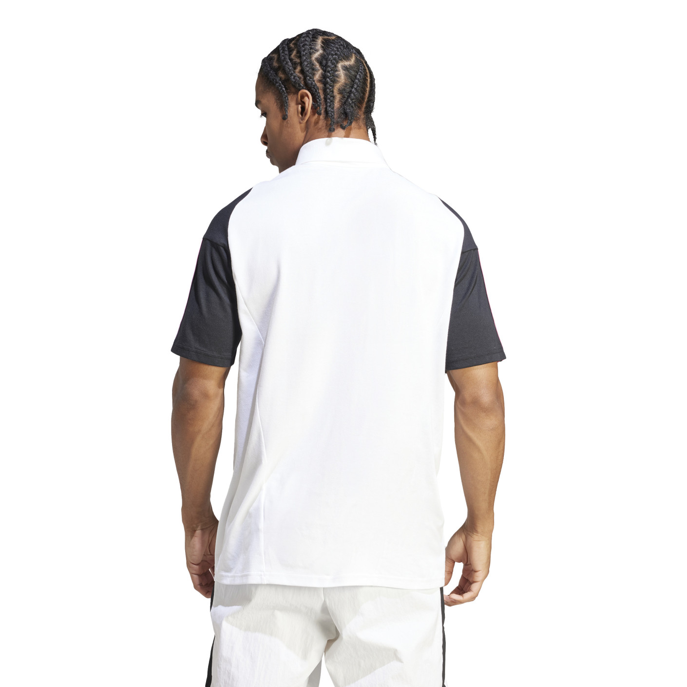 Polo juventus blanc clearance