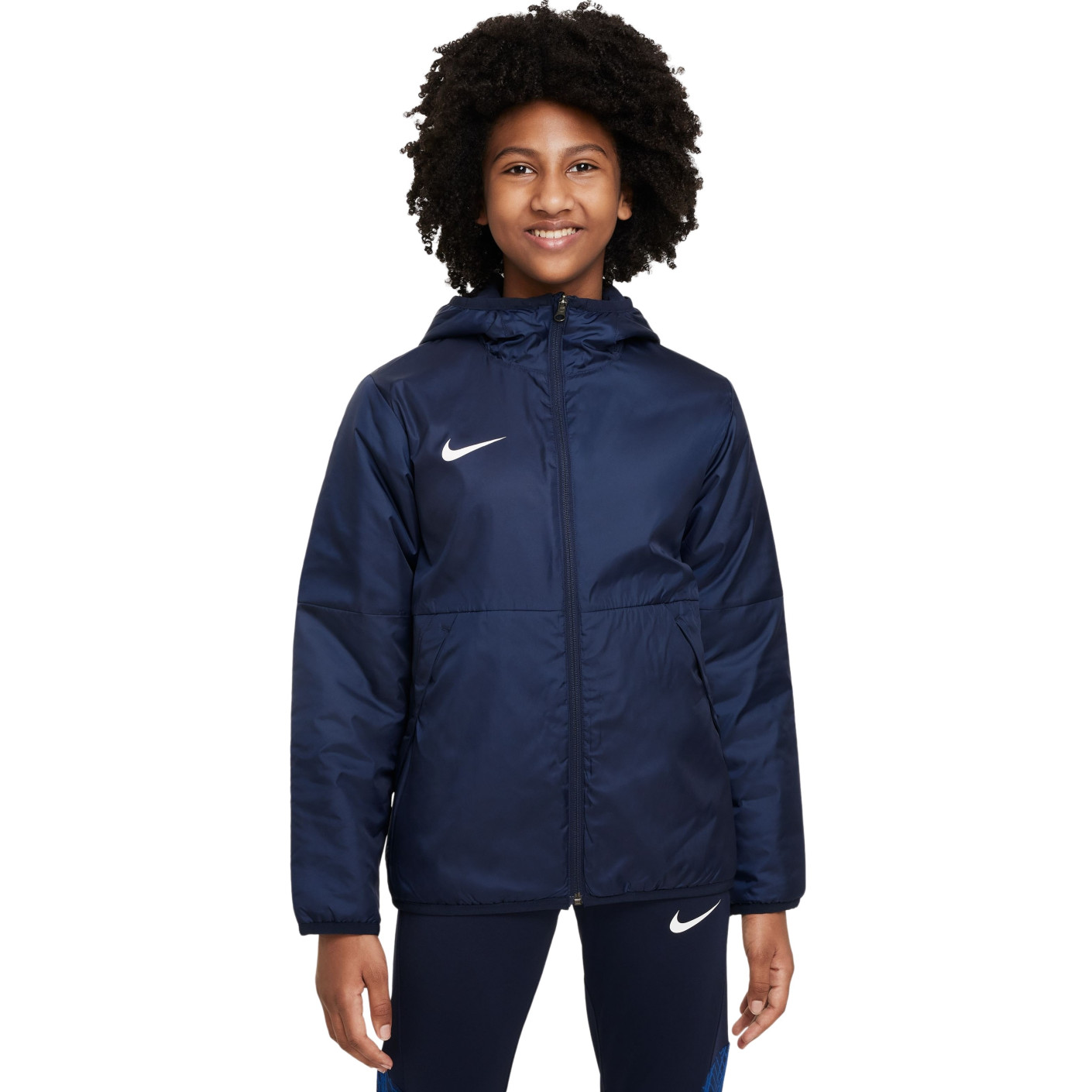 Nike Therma RPL Park 20 Veste Enfants Bleu Fonce