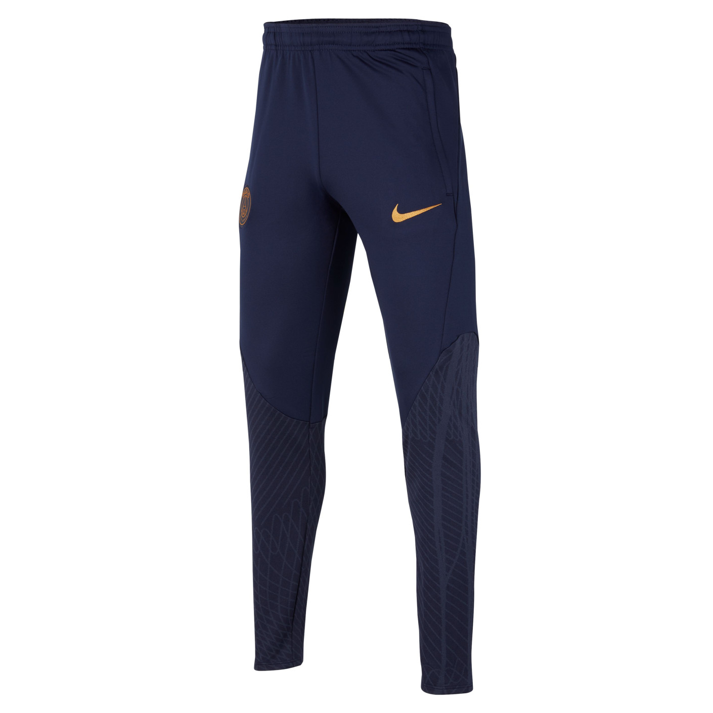 Nike Paris Saint-Germain Strike Pantalon d'Entraînement 2023-2024 Enfants Bleu Foncé Or