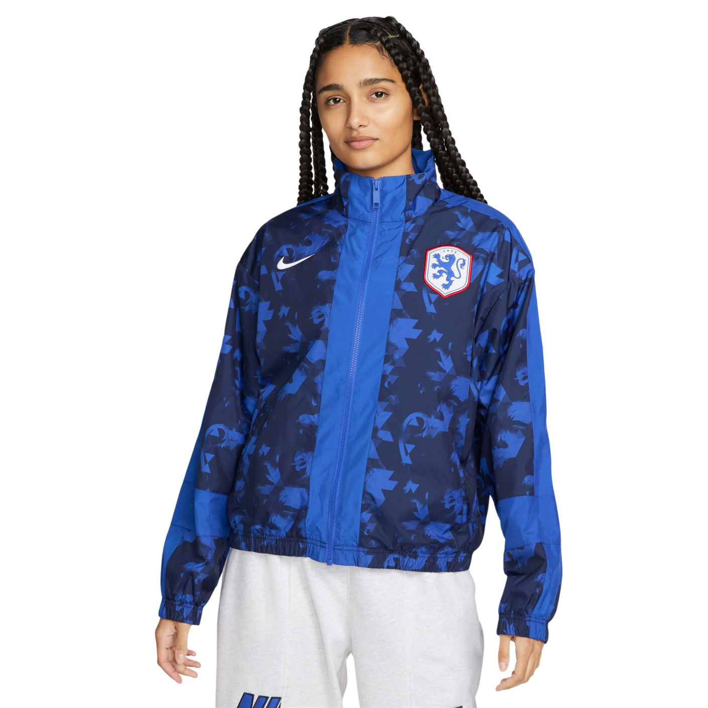 Nike Netherlands Essential Jack 2023-2025 pour femmes Bleu foncé blanc