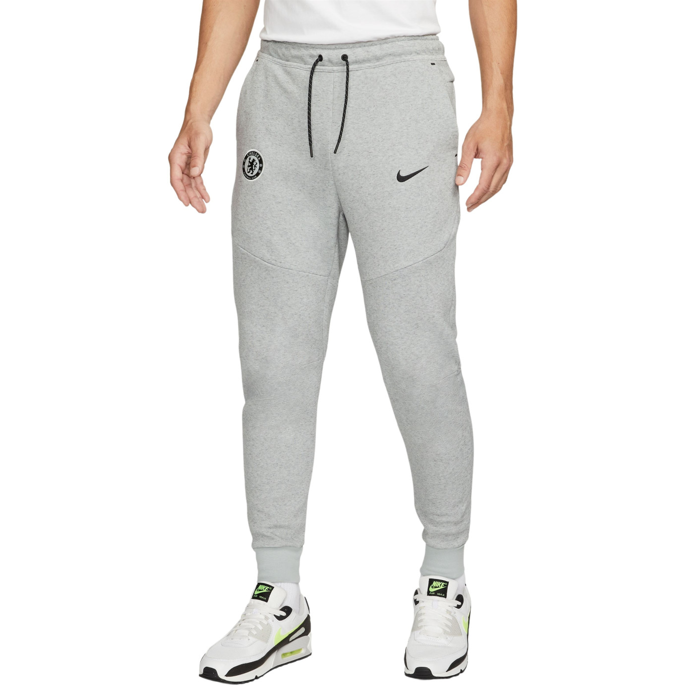 Nike Chelsea Tech Fleece Pantalon de Jogging 2023-2024 Gris Clair Noir