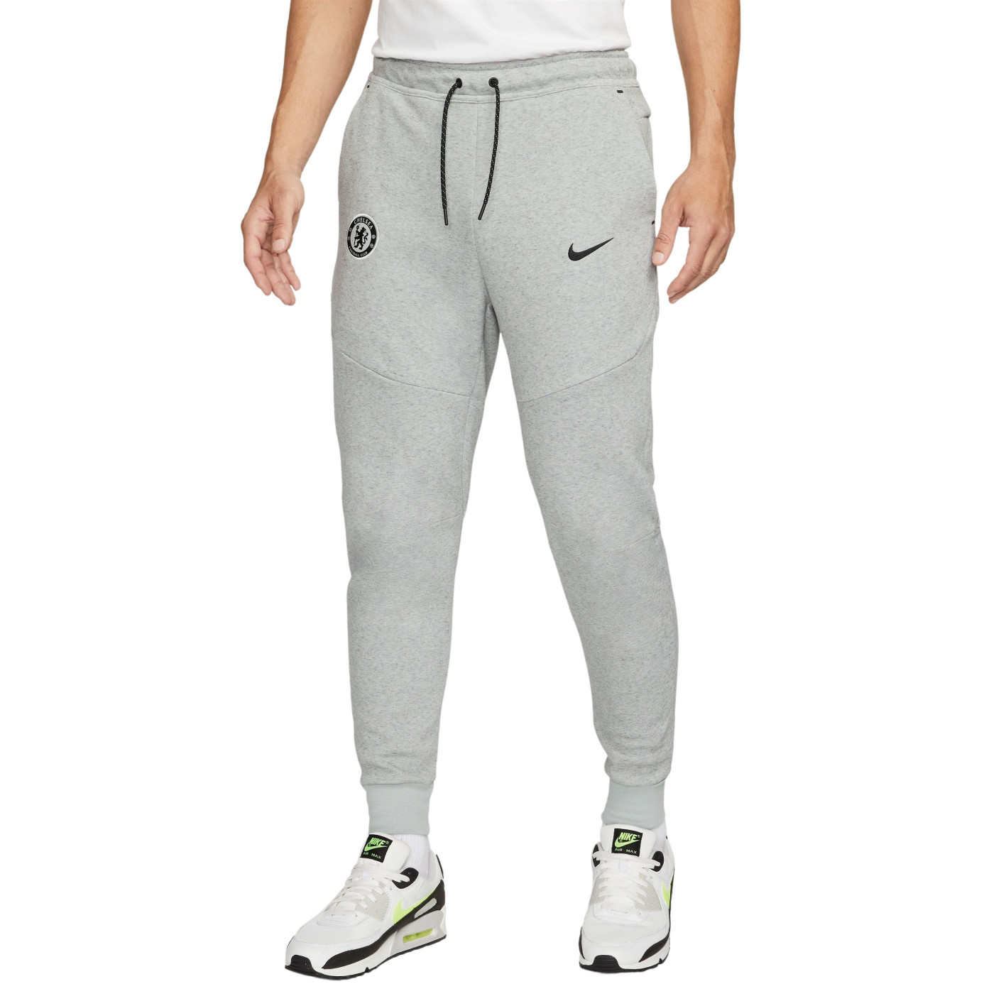 Nike Chelsea Tech Fleece Pantalon de Jogging 2023 2024 Gris Clair Noir