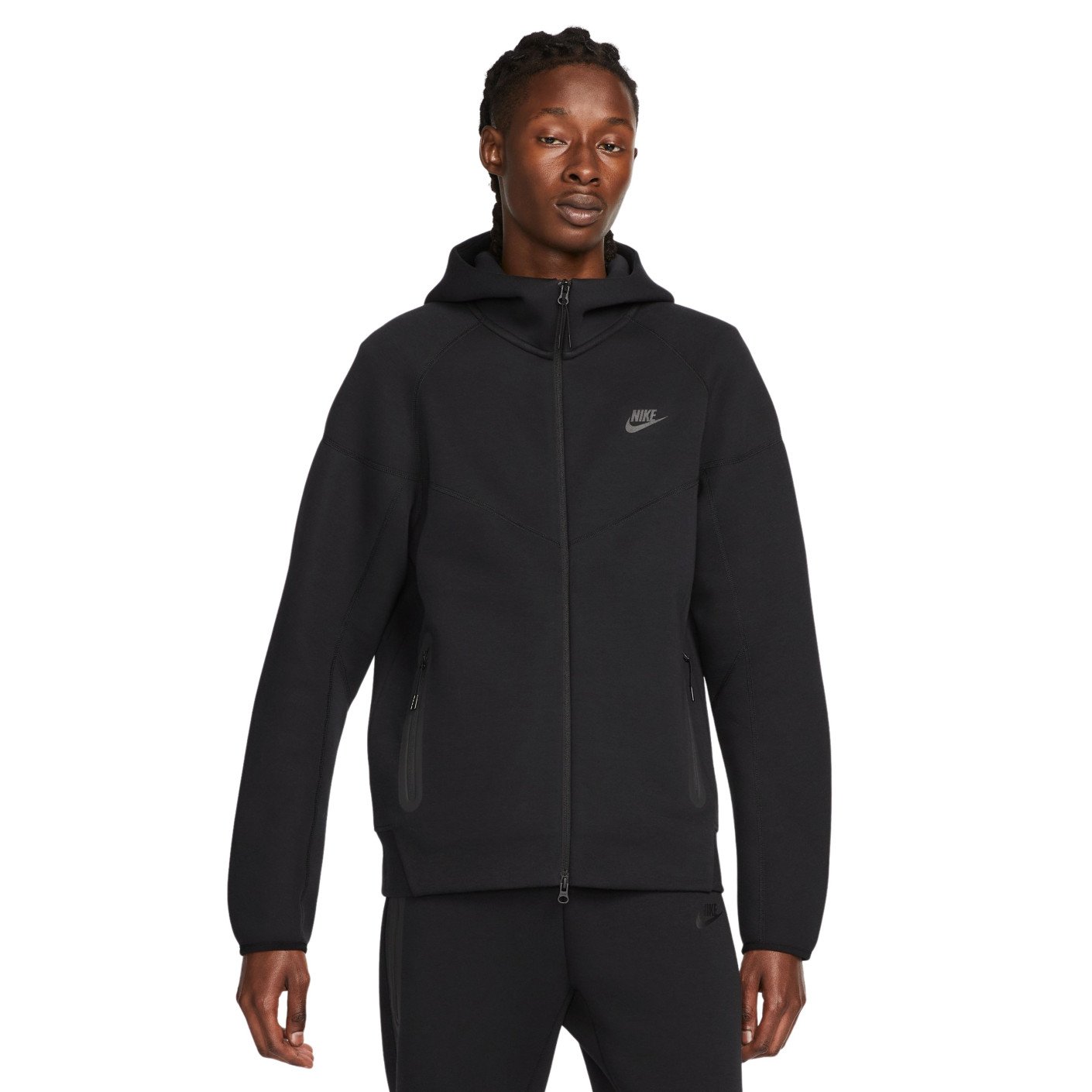 Nike tech fleece trainingspak zwart best sale