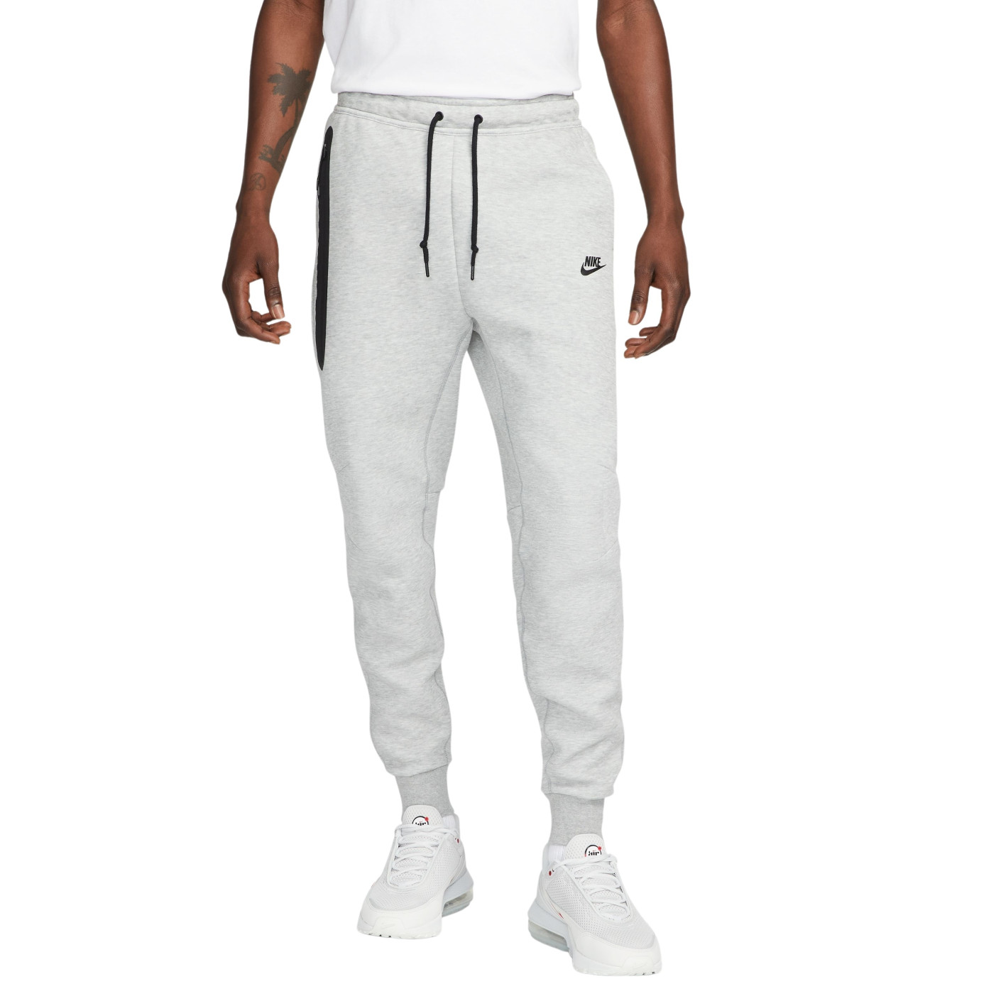 Nike Tech Fleece Sportswear Joggingbroek Lichtgrijs Zwart