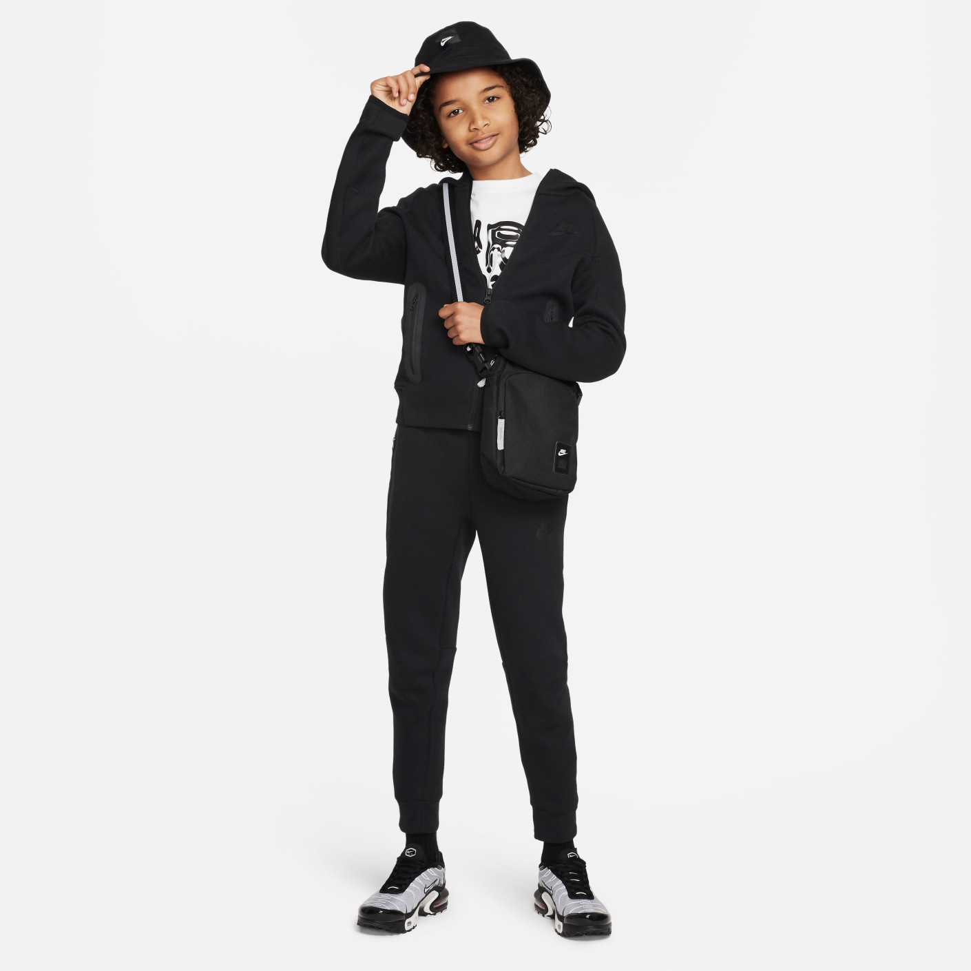 Veste Eco Tech pour enfant Black 3-4 ans