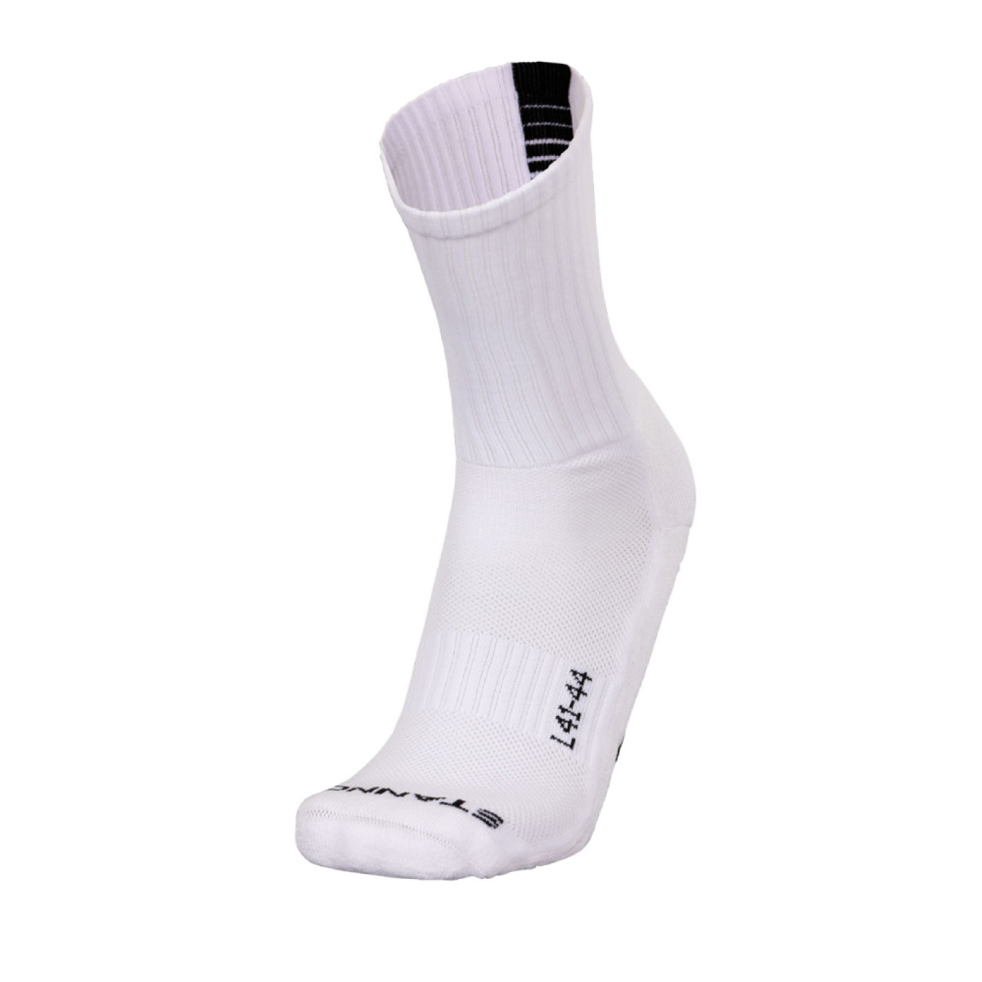 Stanno Raw Crew Chaussettes de Foot Basses Blanc Noir