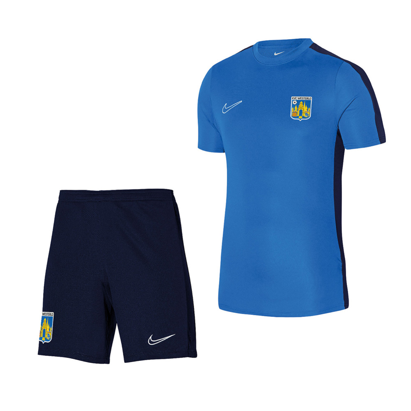 Nike KVC Westerlo Ensemble Training 2023-2024 Enfants Bleu Bleu Foncé