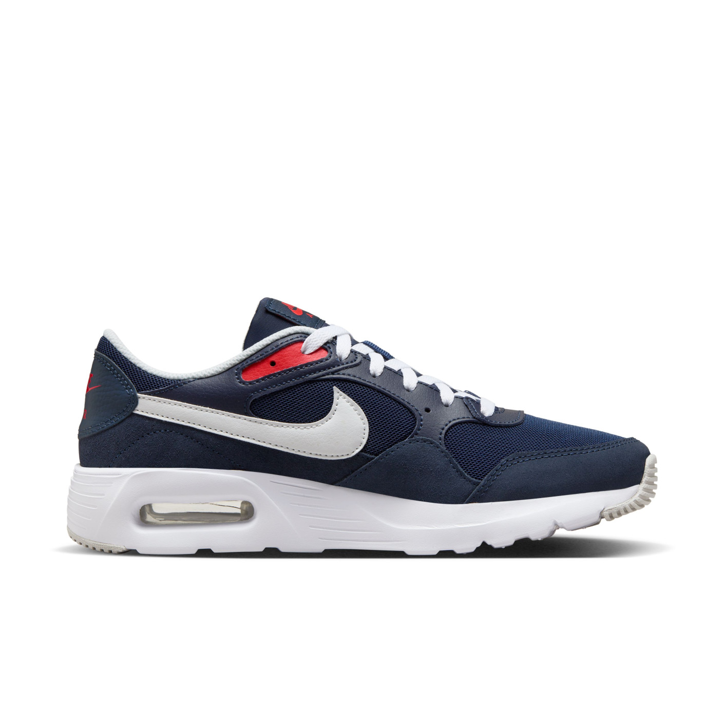 Nike Air Max SC Baskets Bleu Foncé Blanc Rouge